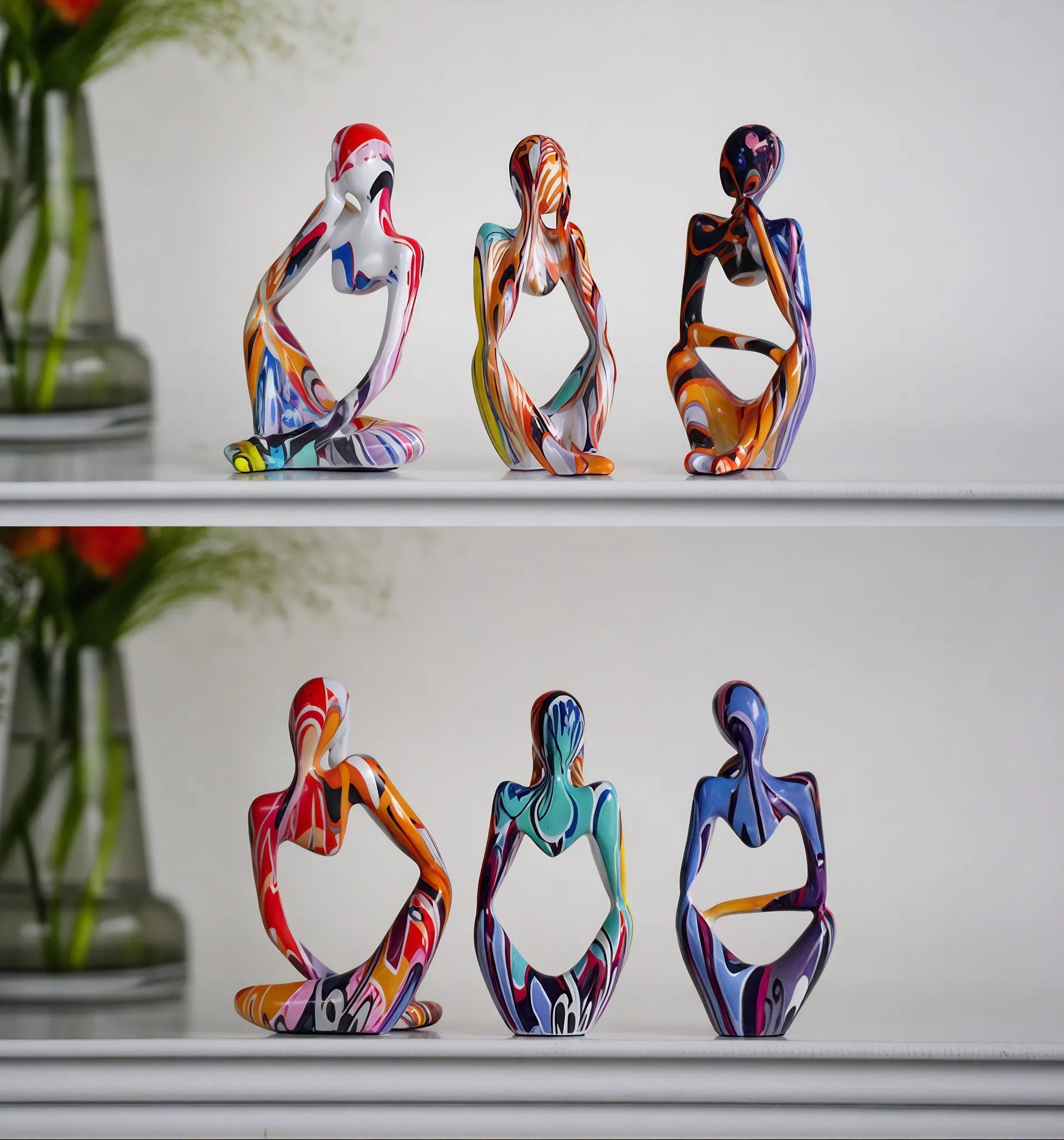 Abstract Bookend Figurine customized Aescraft