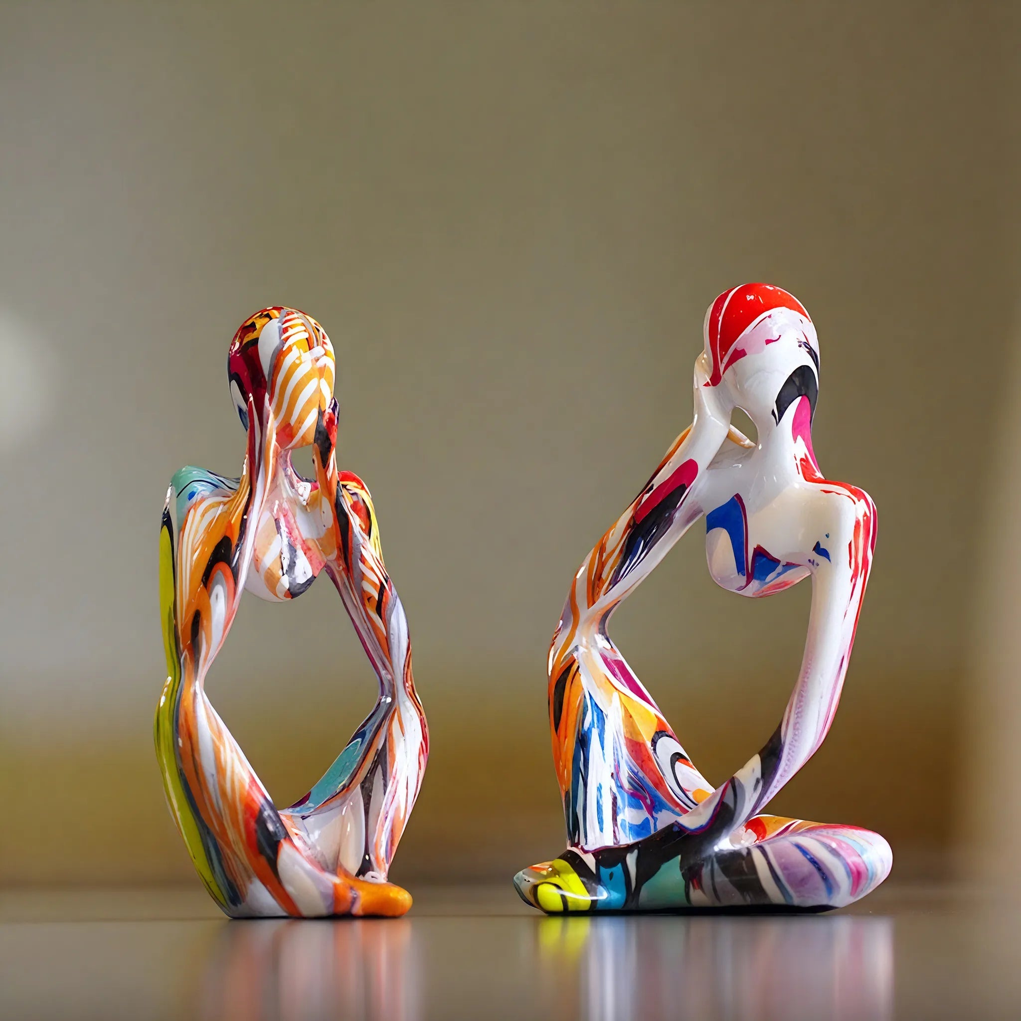 Abstract Bookend Figurine customized Aescraft