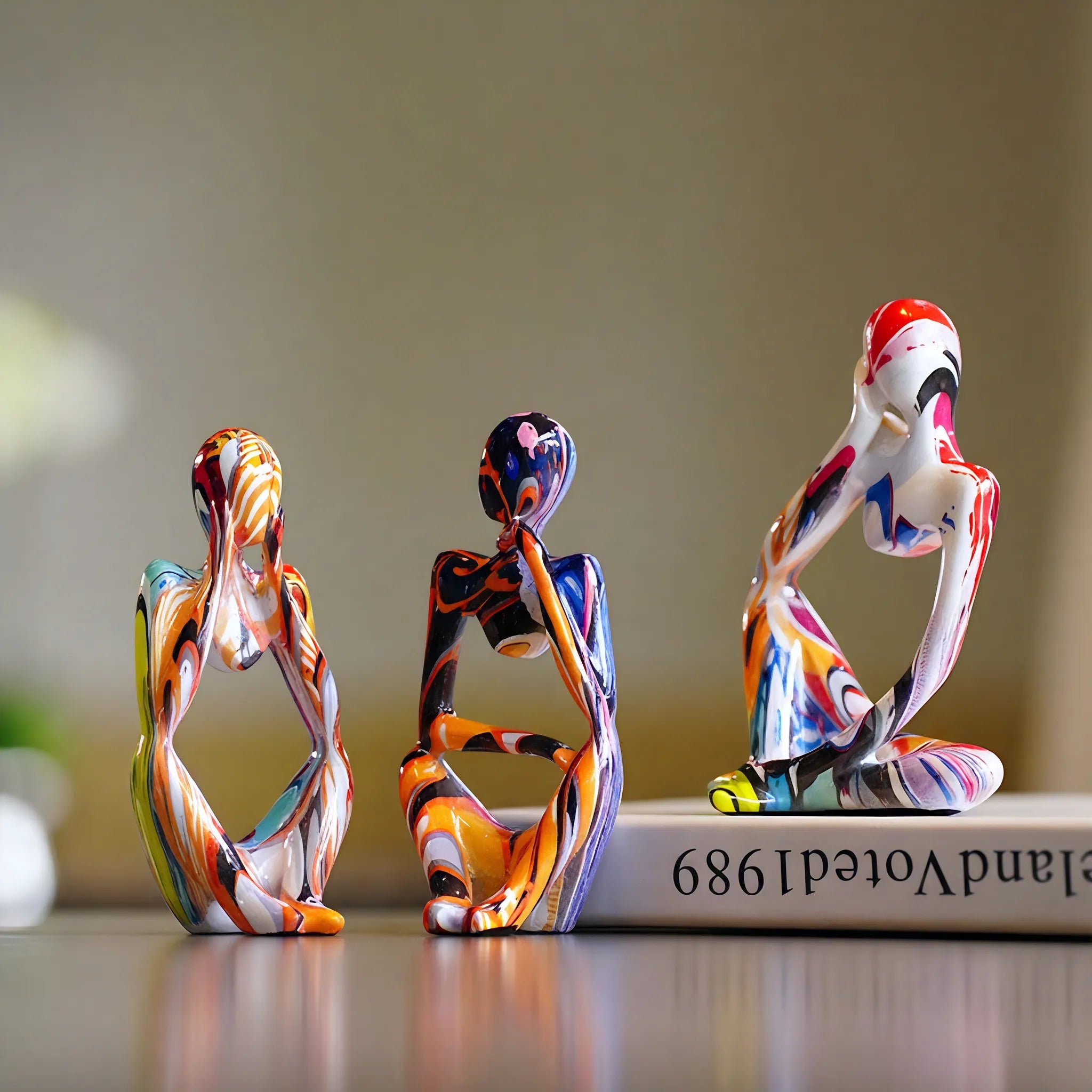 Abstract Bookend Figurine customized Aescraft