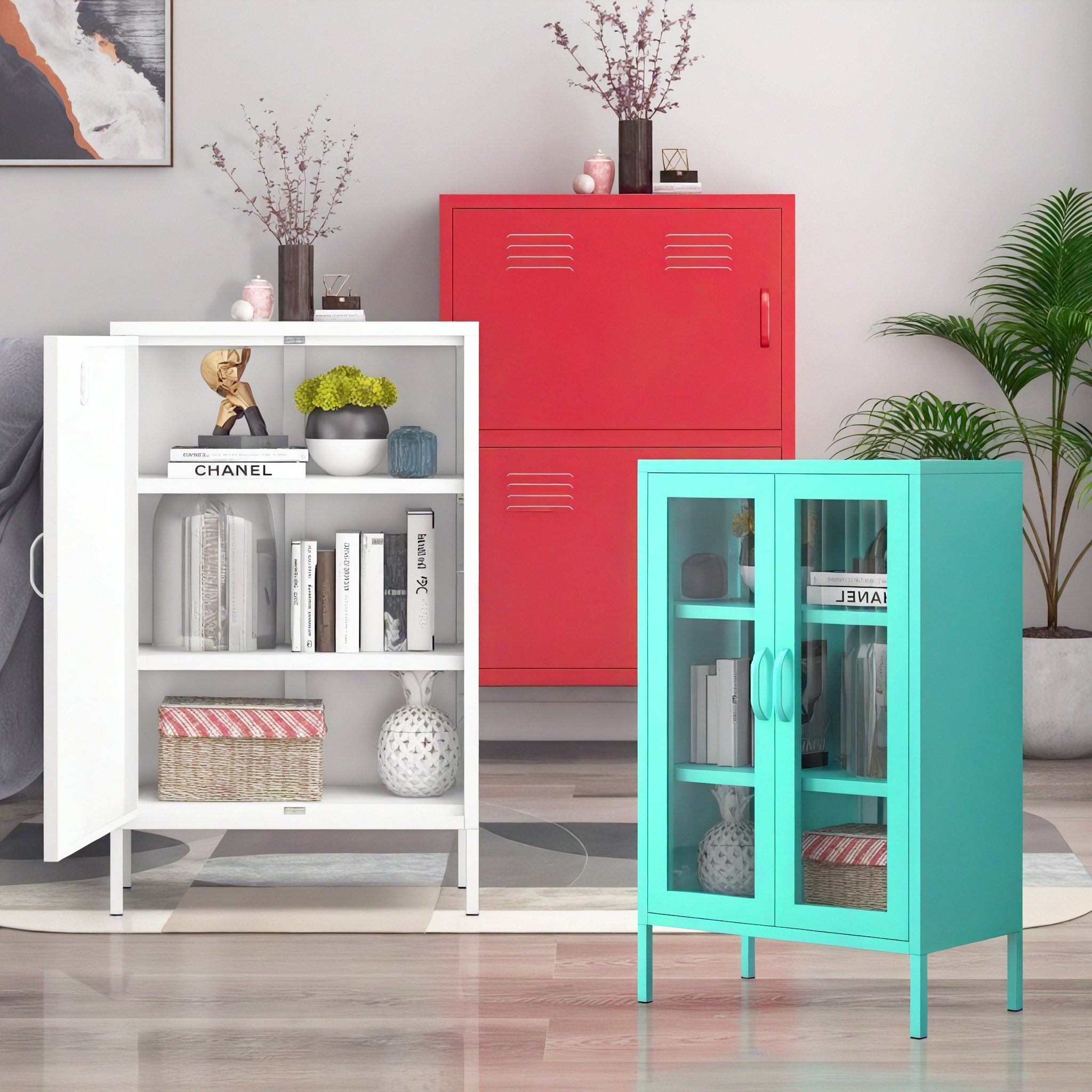 AesCraft Sideboard Storage Metal Locker Aescraft