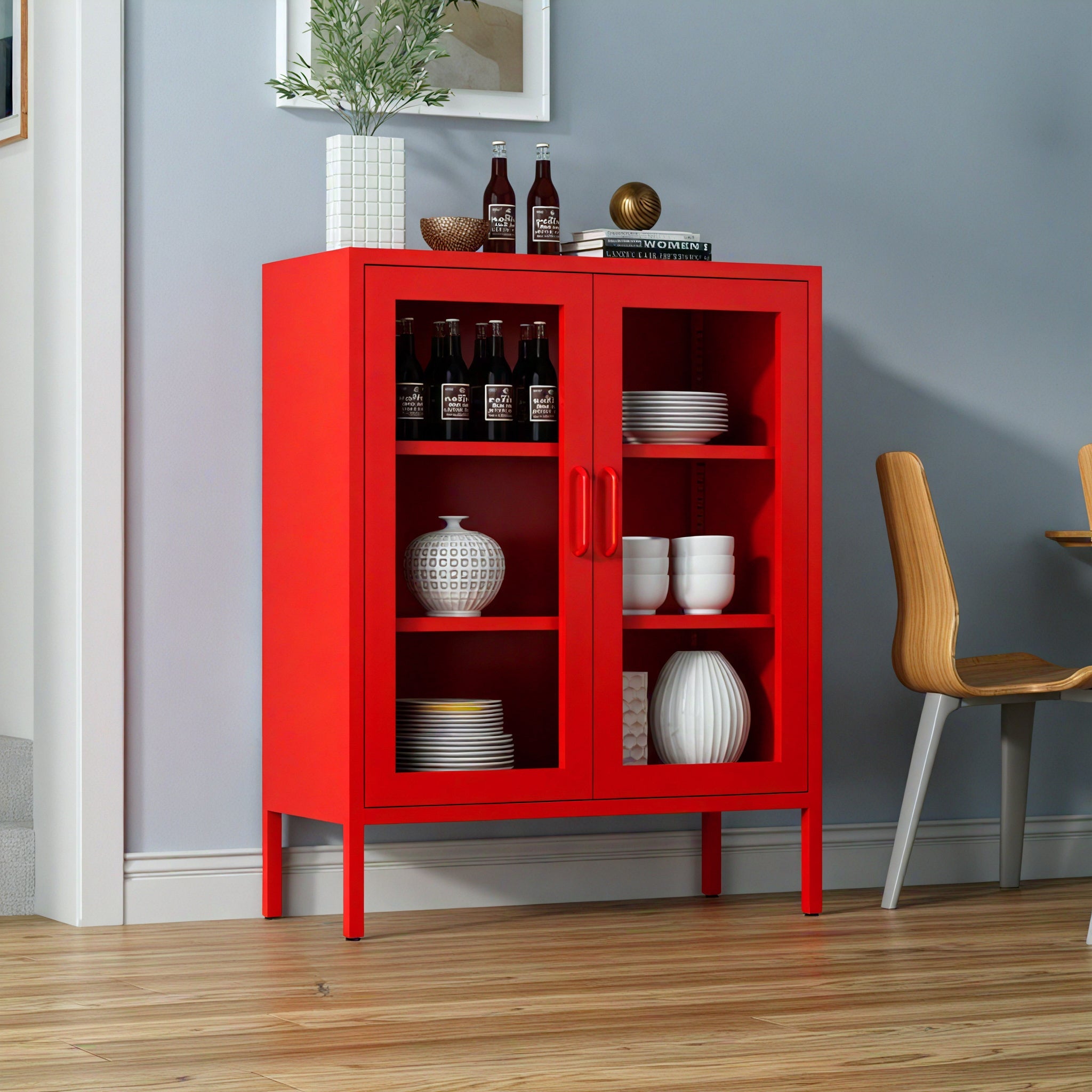 AesCraft Sideboard Storage Metal Locker Aescraft