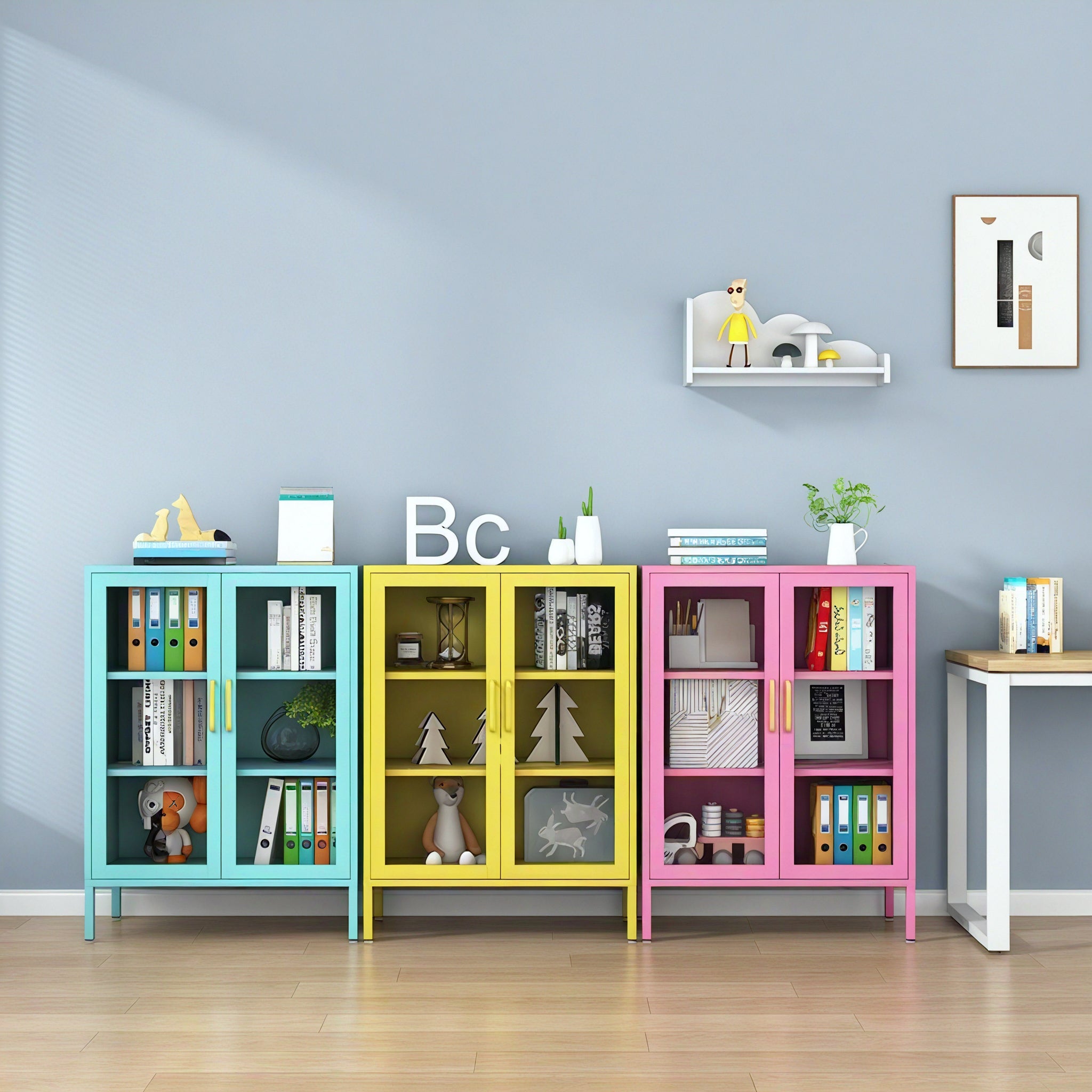 AesCraft Sideboard Storage Metal Locker Aescraft