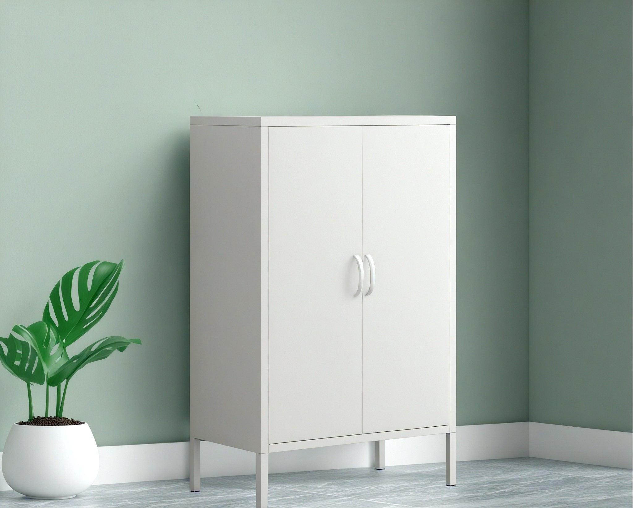 Aescraft Hue Haven Locker Aescraft White-Vertical Door