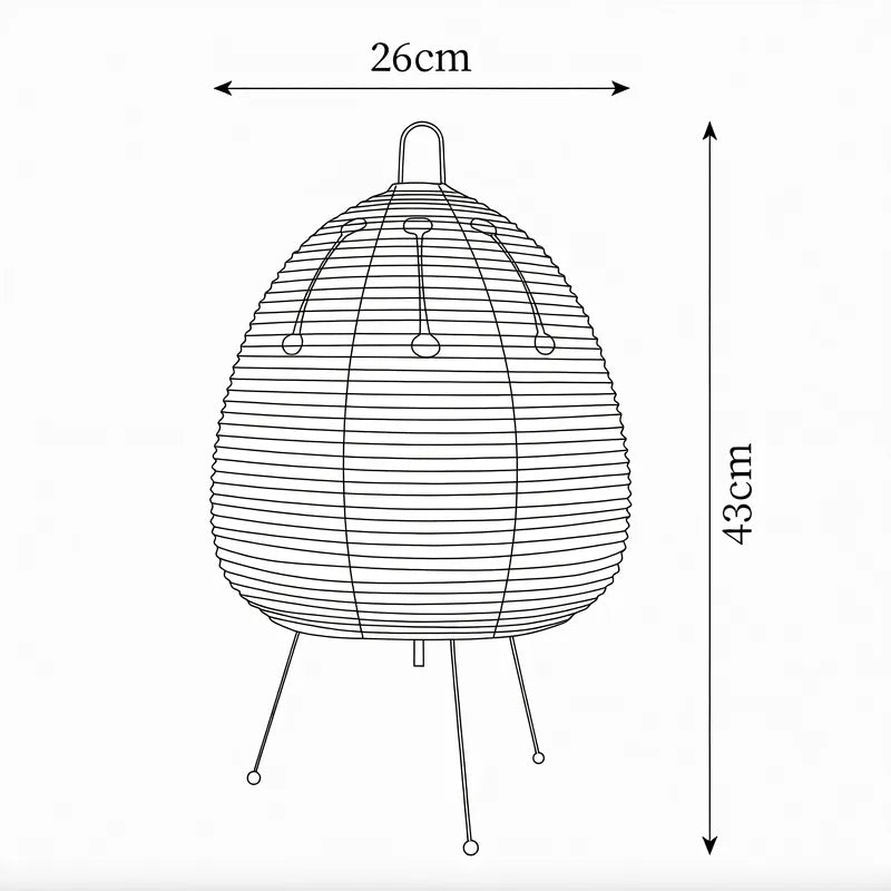 Akari Glow Paper Lamp Aescraft