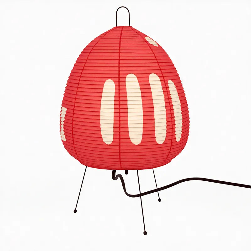 Akari Glow Paper Lamp Aescraft Red US