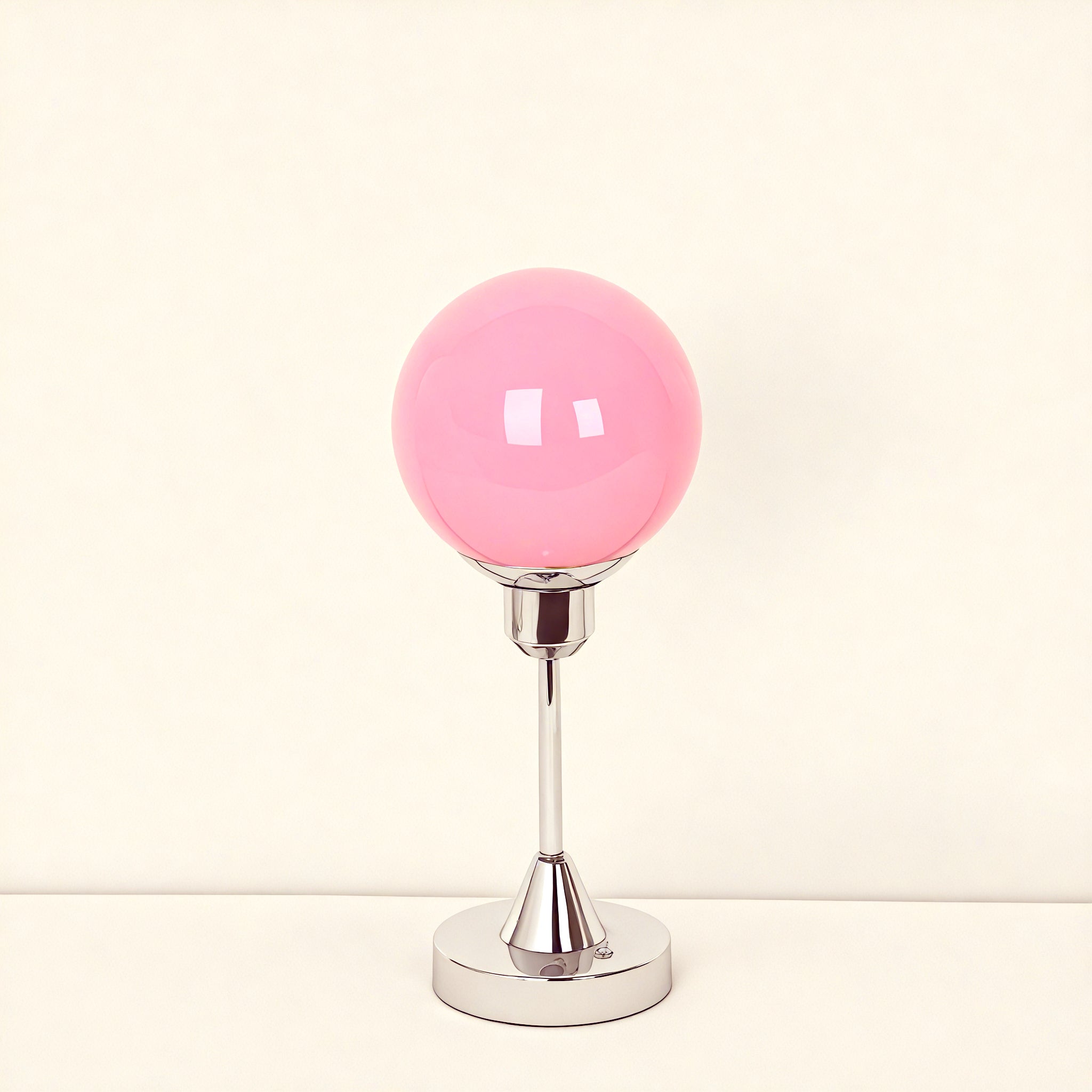 Ambient Orb – Modern Rechargeable Light  Aescraft Pink USB Charging Model
