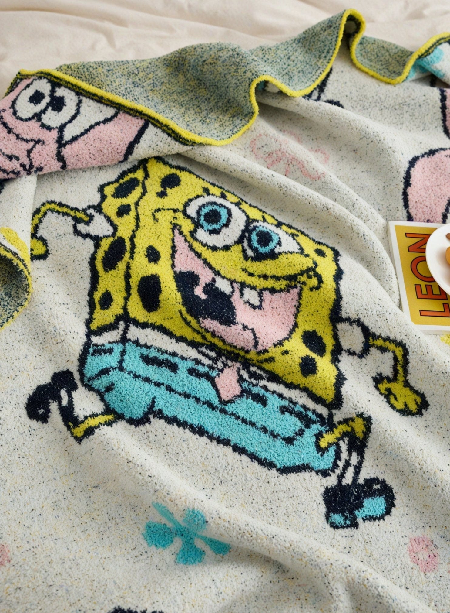 Bikini Bottom Throw Blanket Aescraft