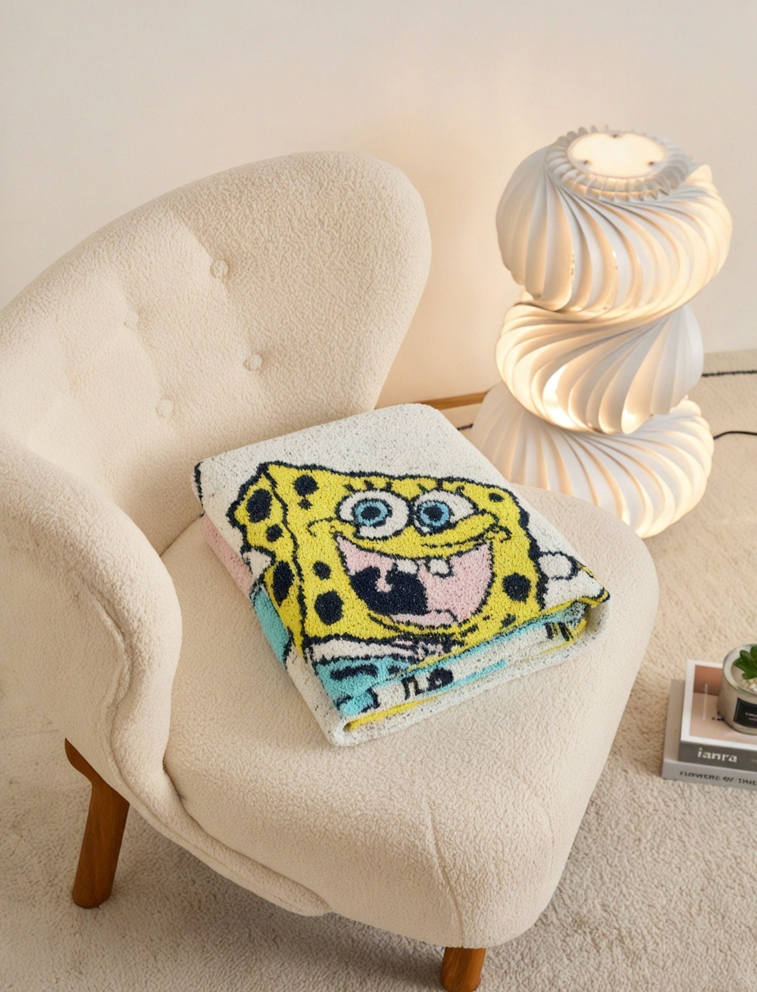 Bikini Bottom Throw Blanket Aescraft