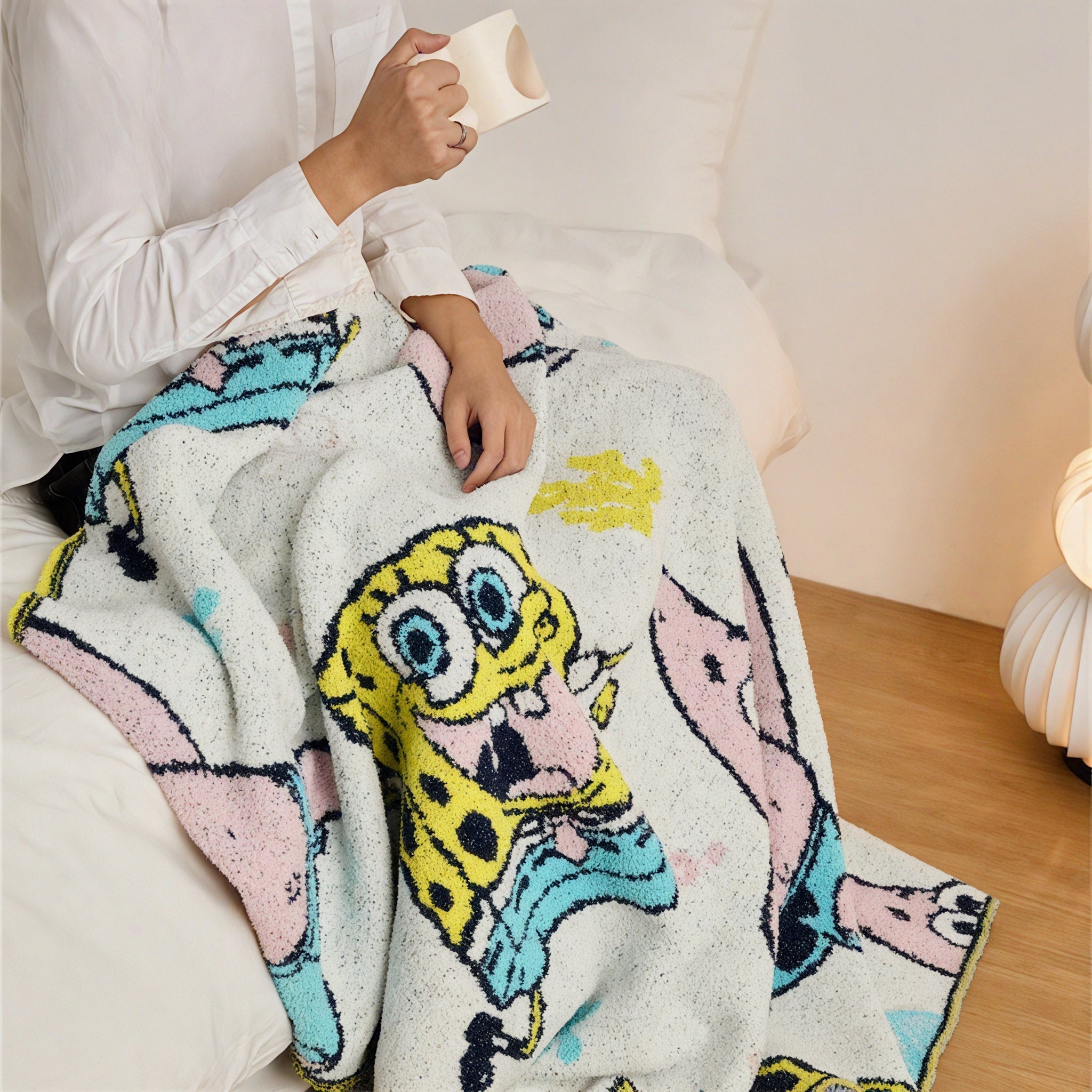 Bikini Bottom Throw Blanket Aescraft