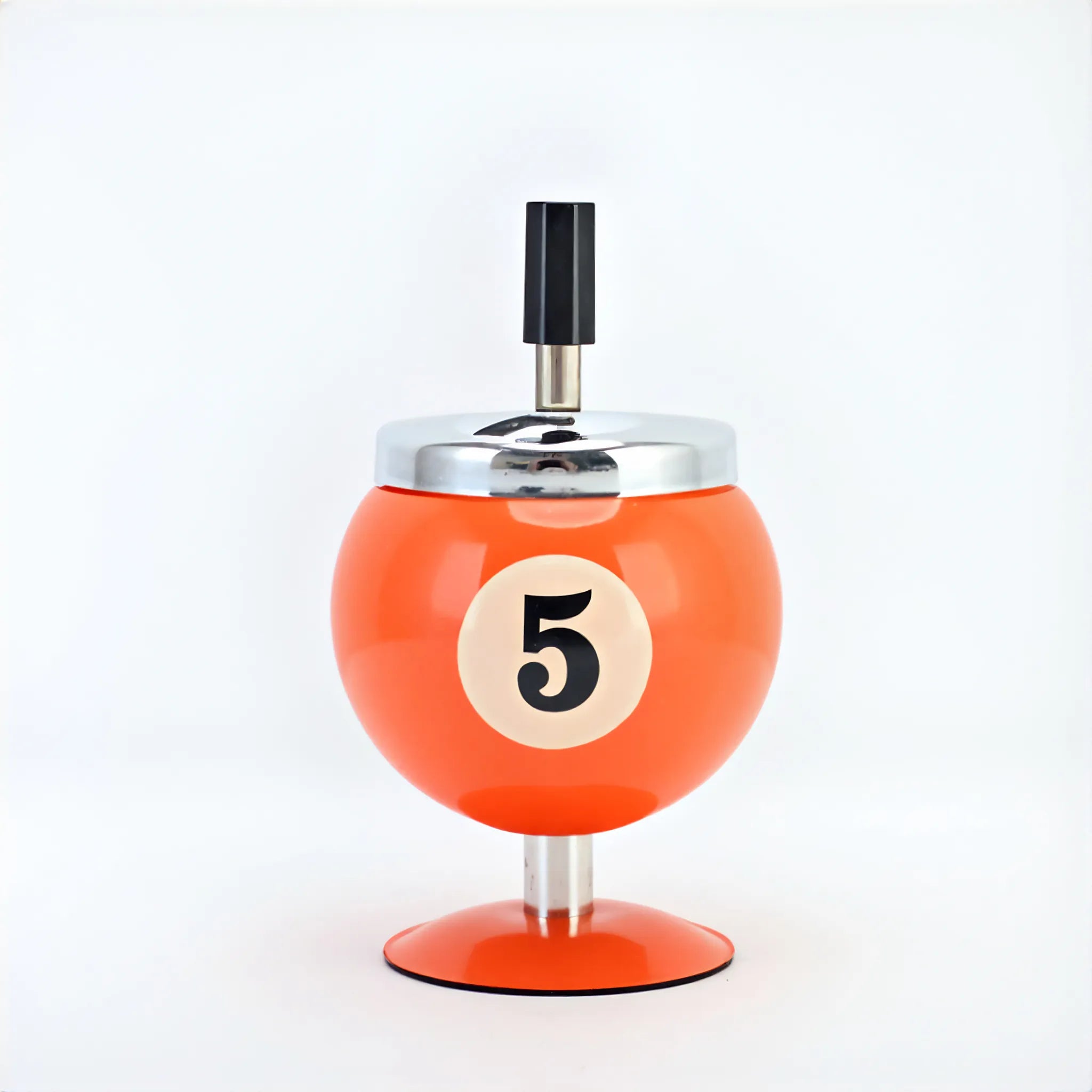 Billard Ball Retro Spin Dish – A Playful Accent for Any Space Aescraft Orange
