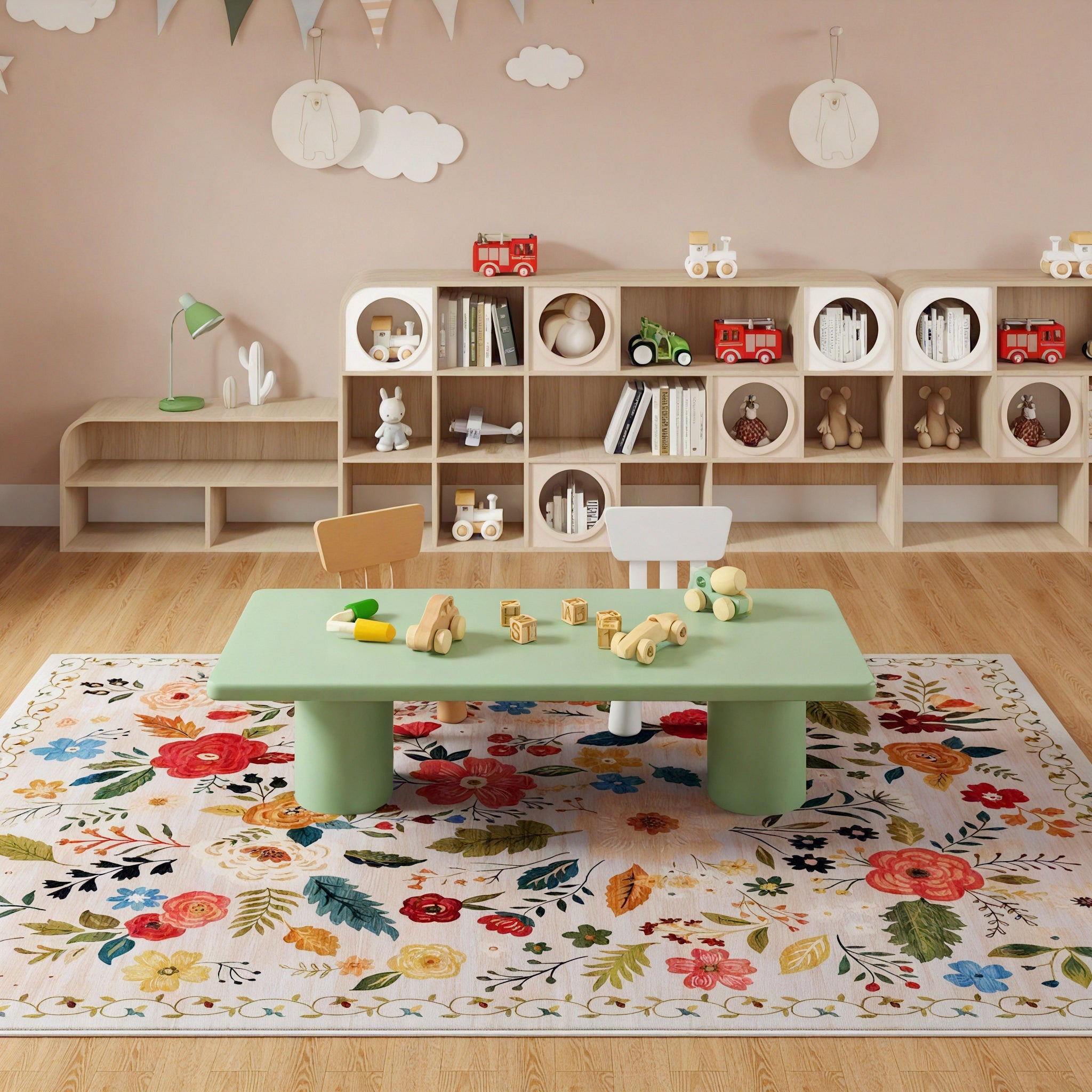 Bloomscape Rug – A Floral Oasis for Any Space Aescraft