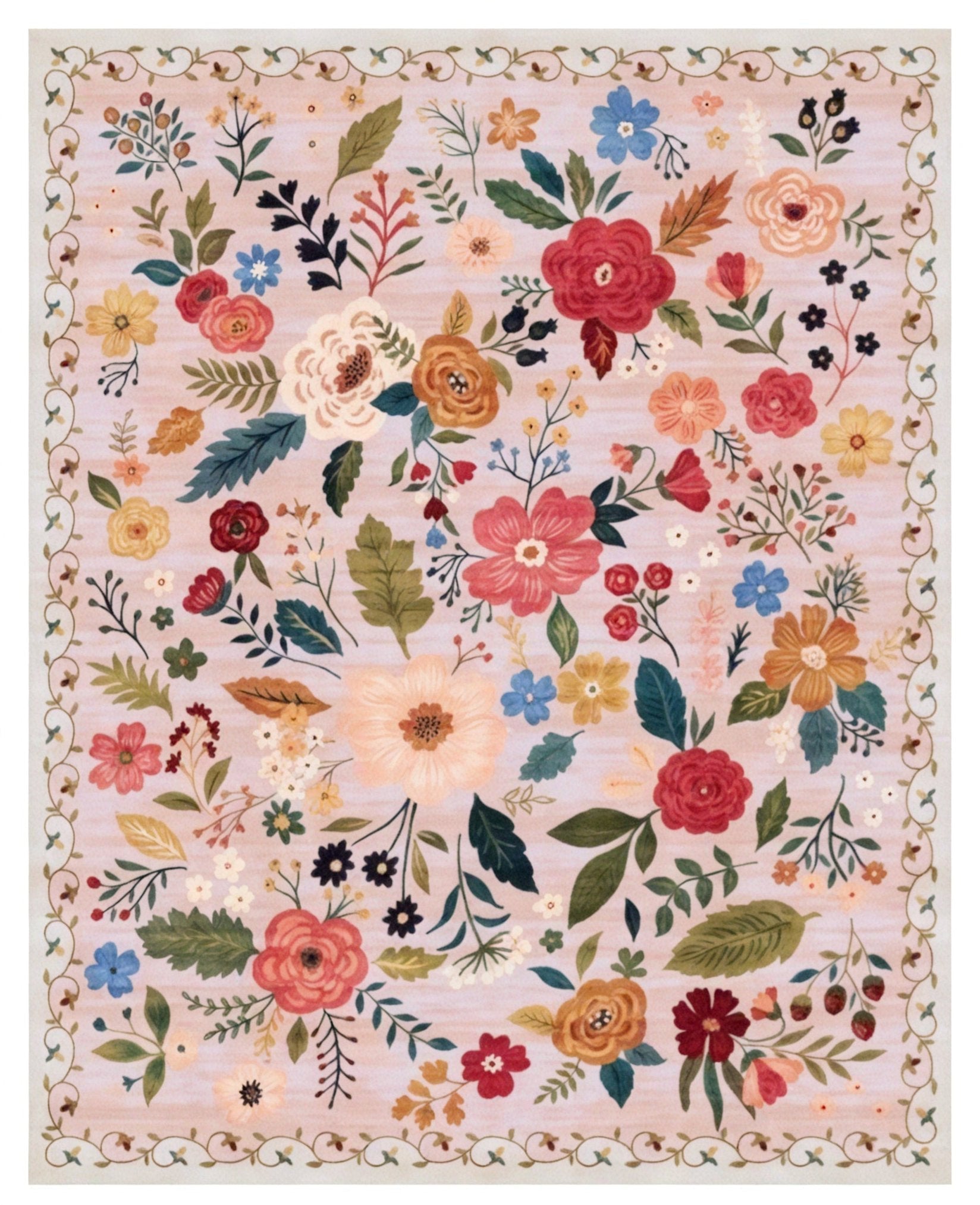 Bloomscape Rug – A Floral Oasis for Any Space Aescraft