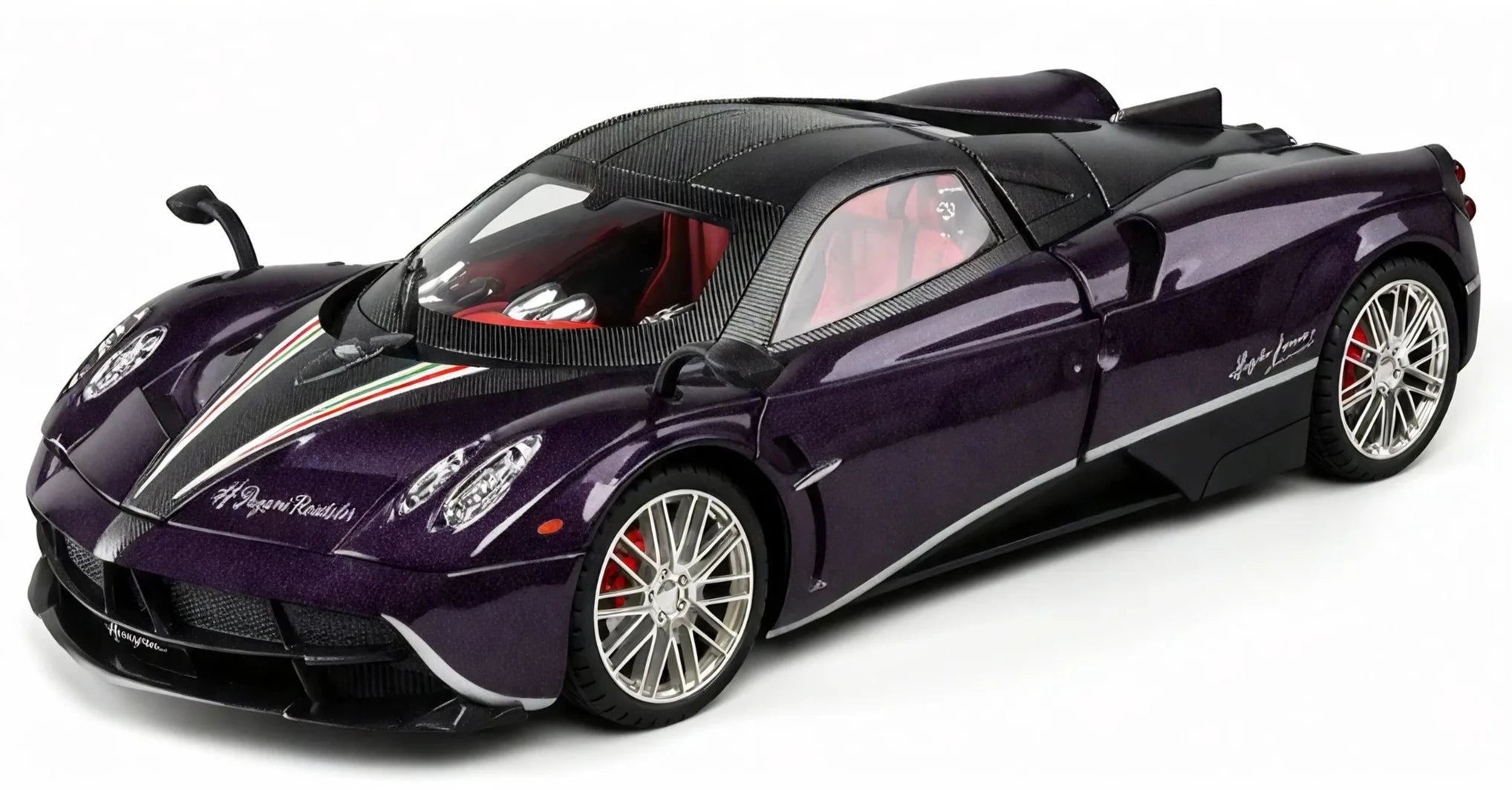 Carbon Dreams – 1:18 Pagani Huayra Model Aescraft Purple