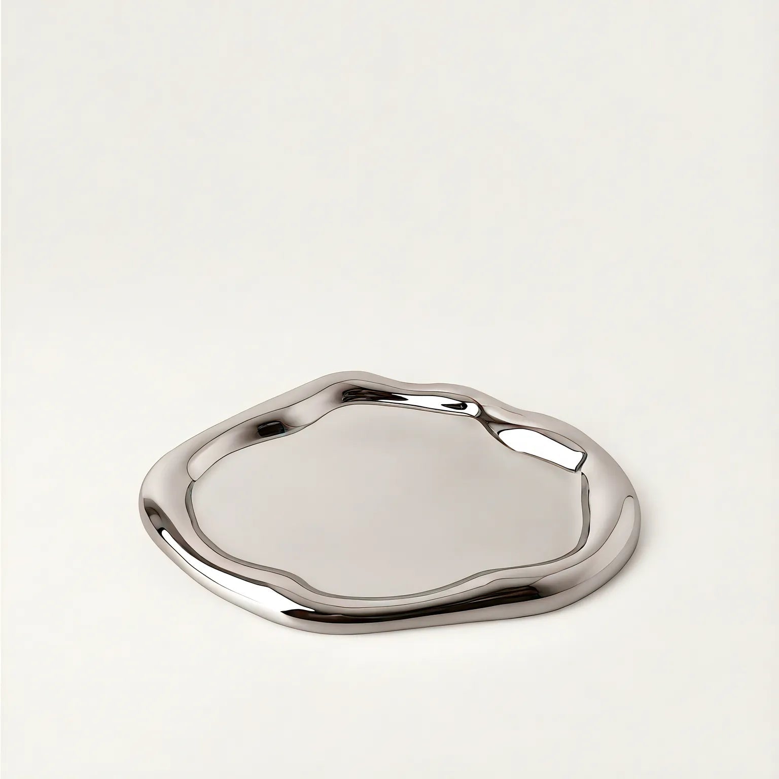 Ceramic Tray Set Aescraft Silver-Small