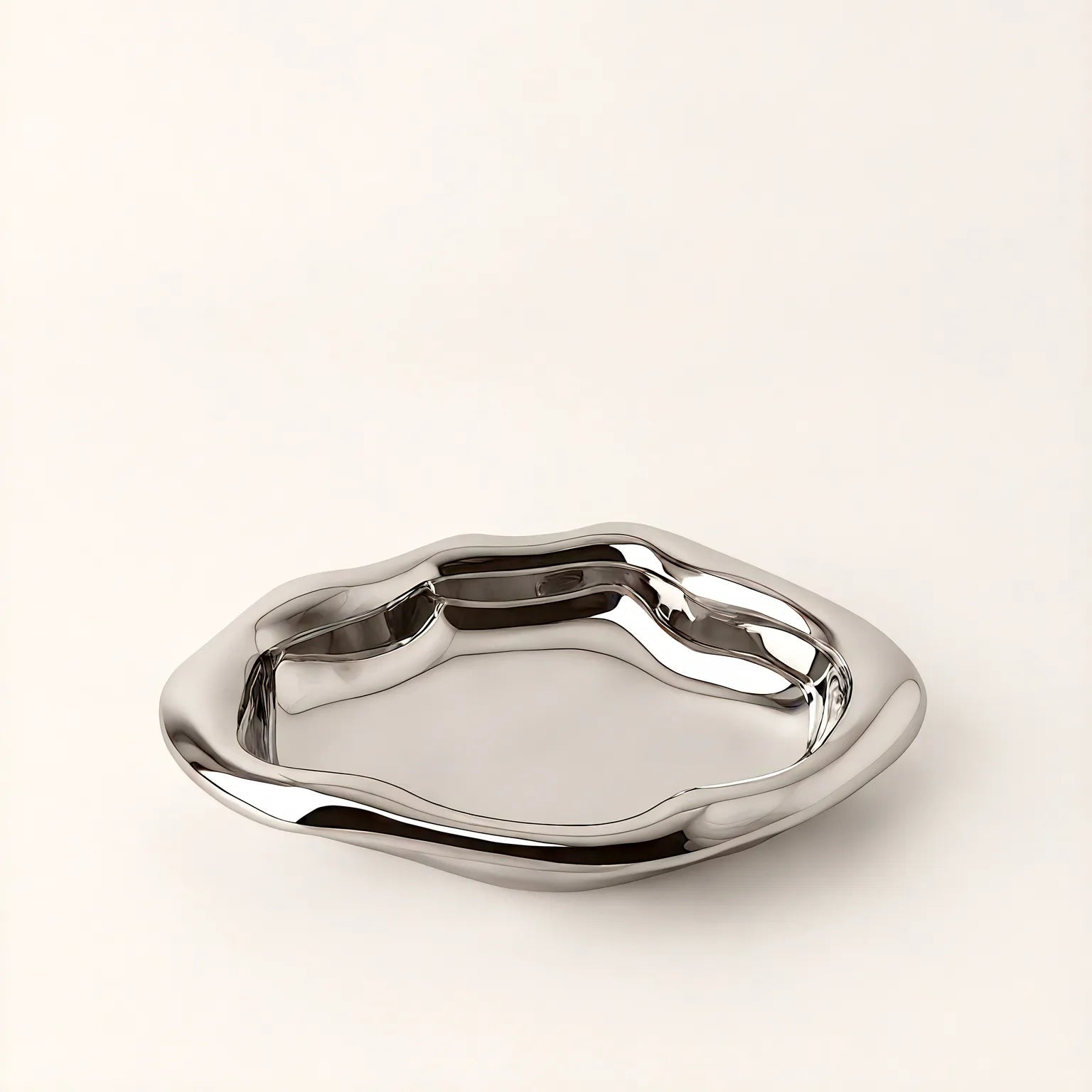 Ceramic Tray Set Aescraft Silver-Medium