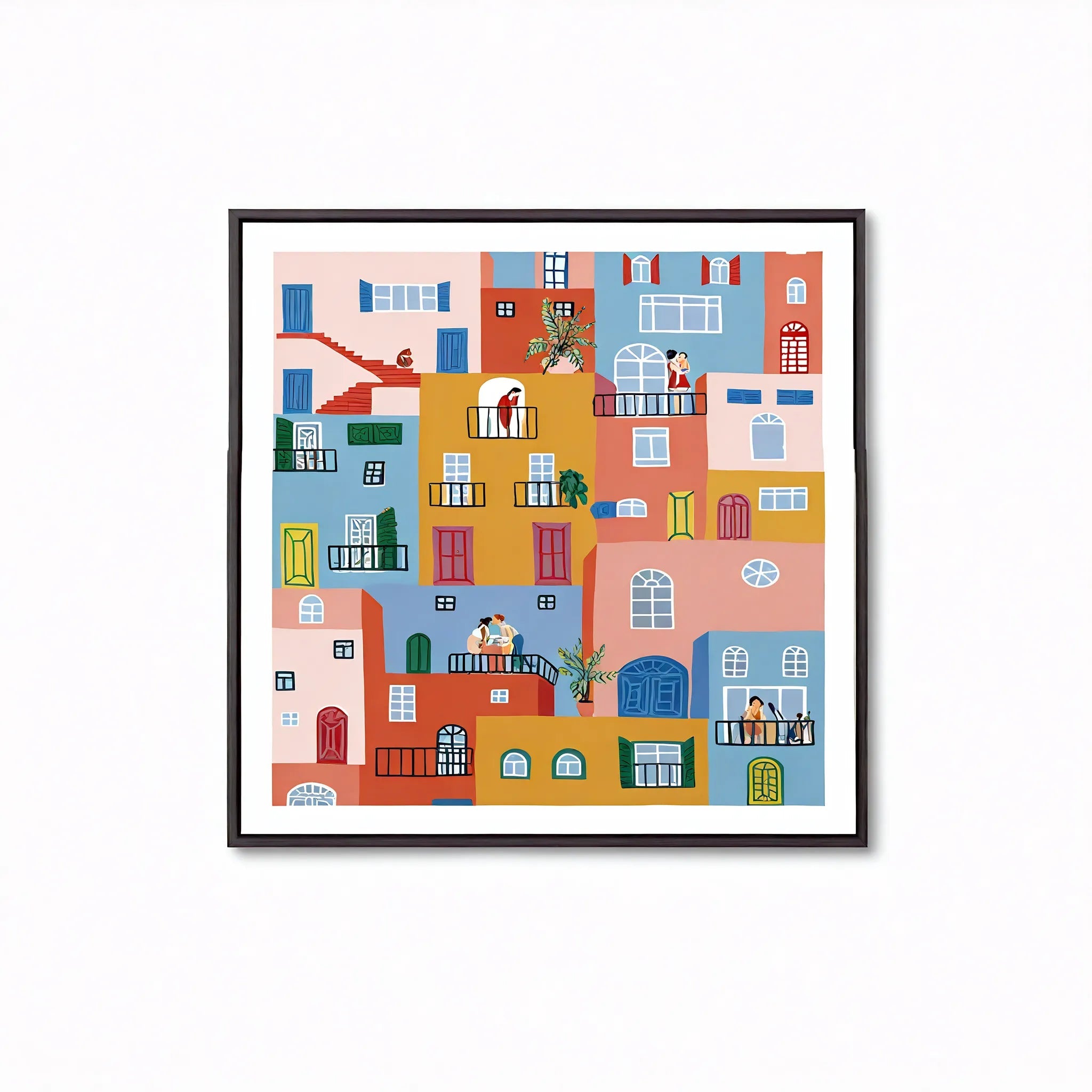 Cityscapes in Bloom  Aescraft Sunlit Facades 30*30cm