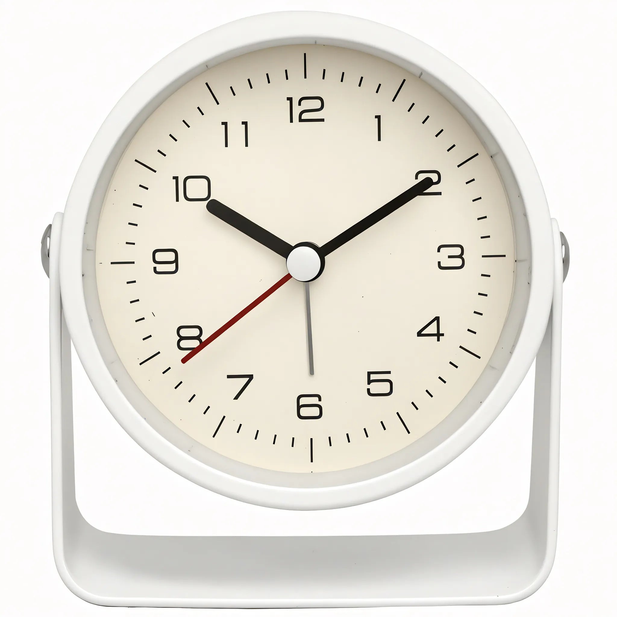 Classic Pop Clock customized Aescraft White