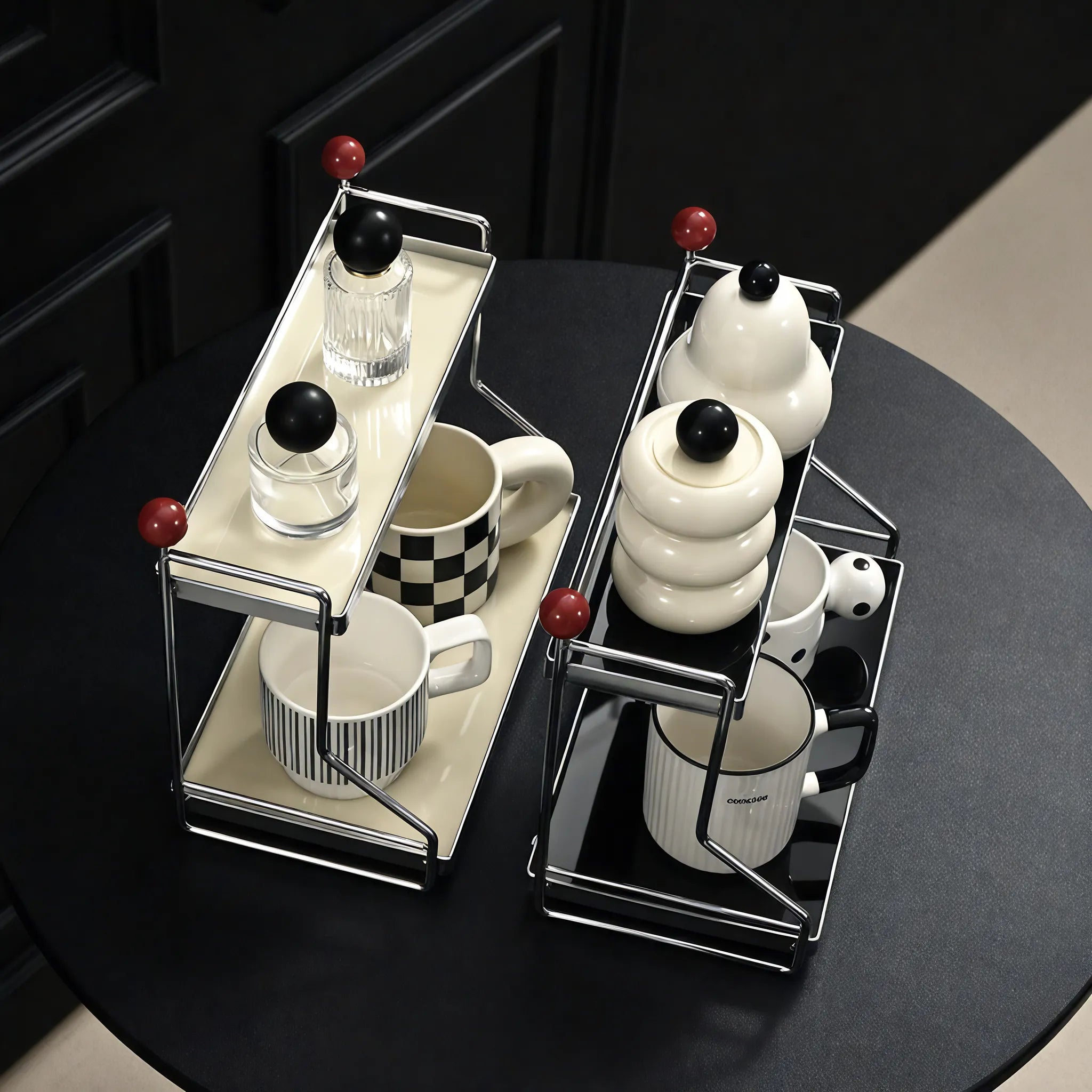 Contemporary Metal Display Rack customized Aescraft