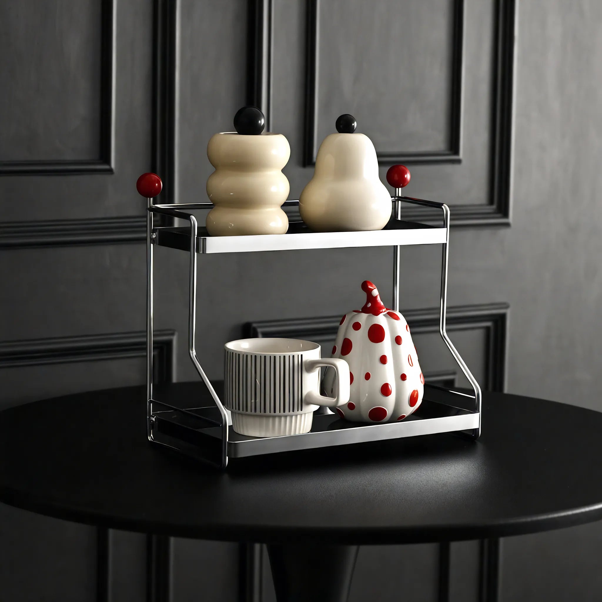 Contemporary Metal Display Rack customized Aescraft