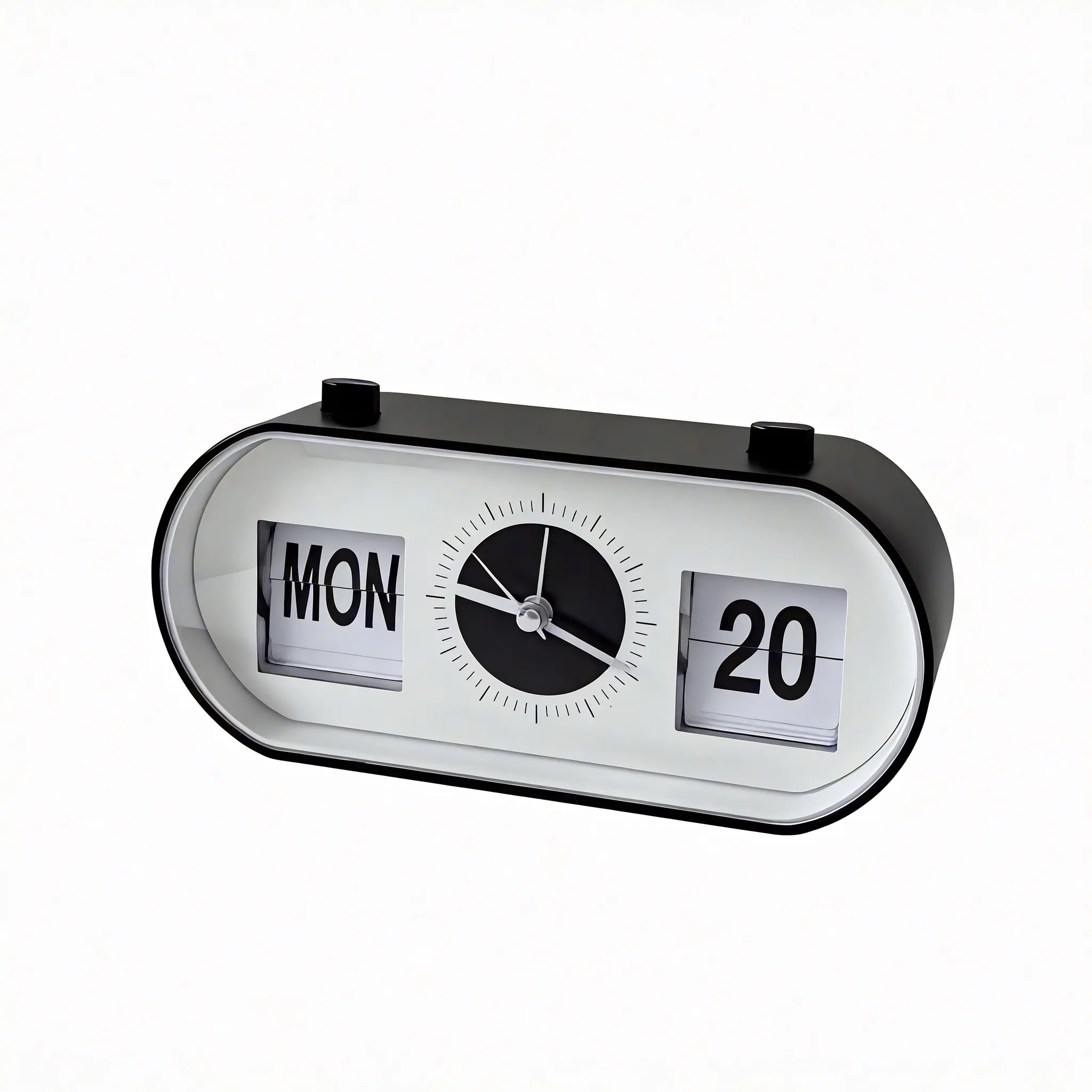 Contemporary Oval Flip Desk Clock  Aescraft