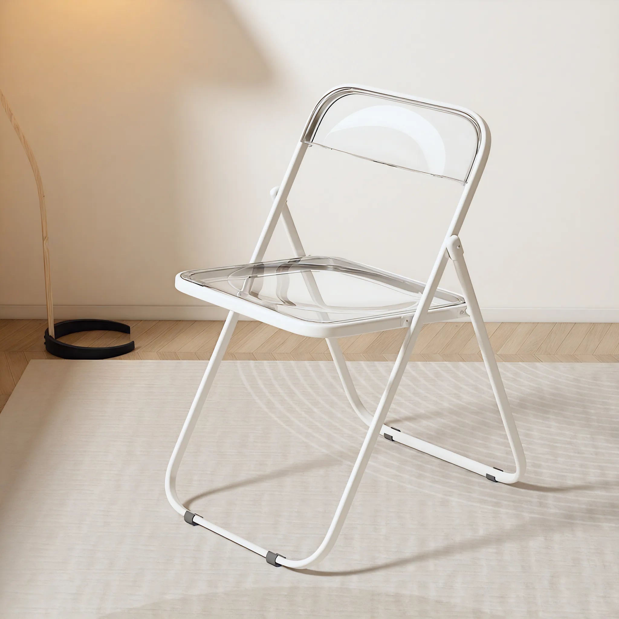 Crystal Pop Foldable Chair Aescraft White