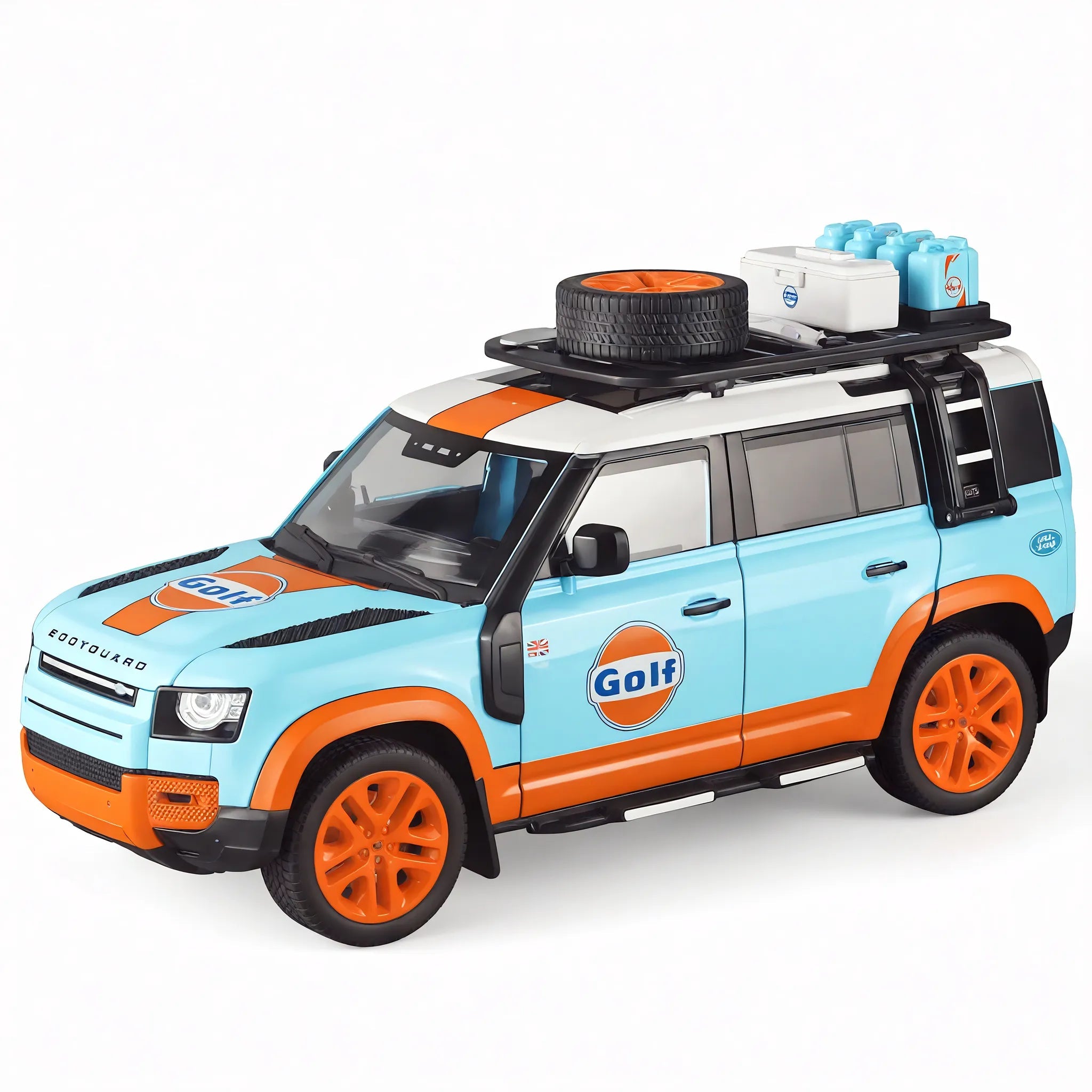 Defender's Spirit – 1:18 Land Rover Defender Alloy Model Aescraft Blue