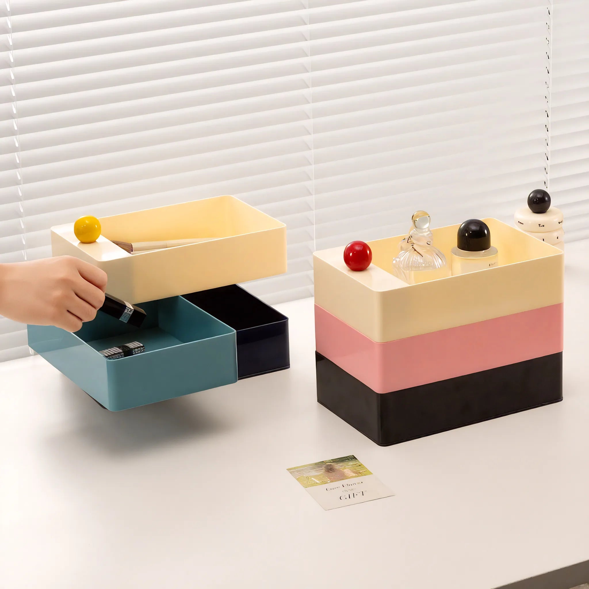 Dopamine Swivel Box – Playful Rotating Storage for Any Space Aescraft