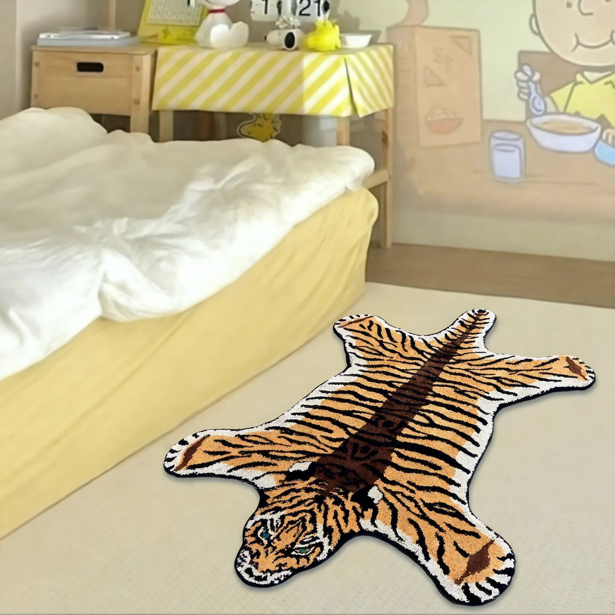 Faux Tiger Rug: Bold Sophistication for Your Home Aescraft