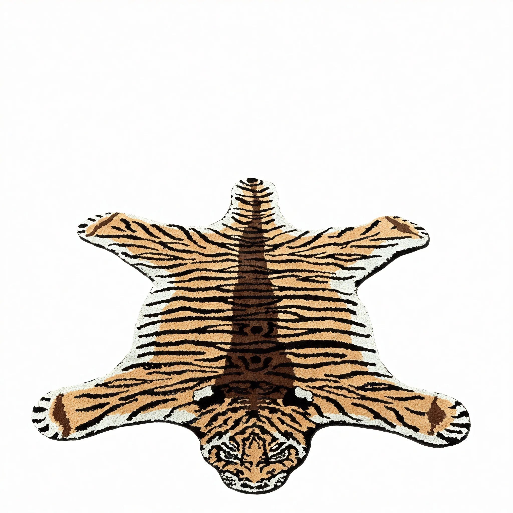 Faux Tiger Rug: Bold Sophistication for Your Home Aescraft Tiger Rug