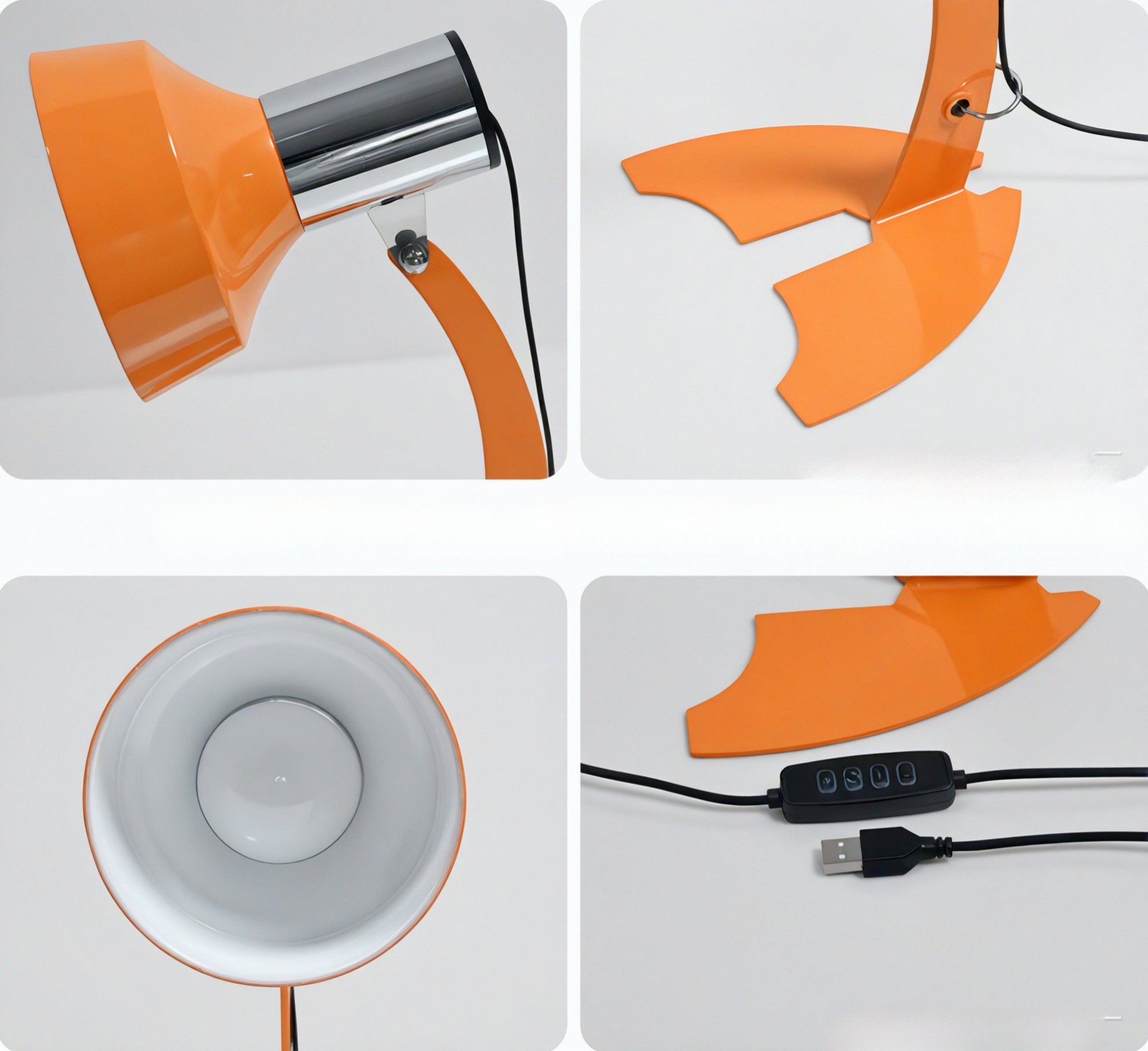 Fishtail Elegance USB Lamp  Aescraft