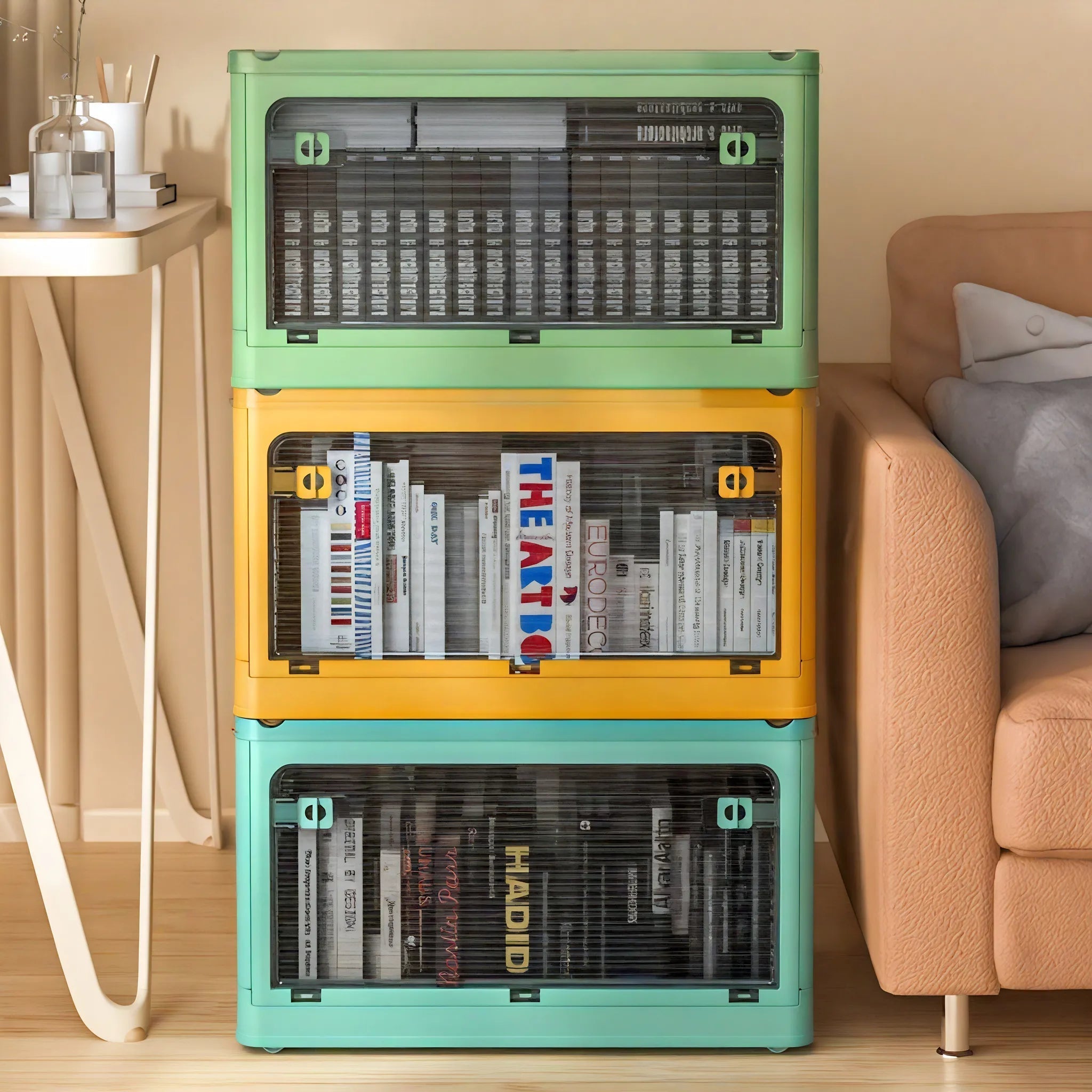 FlexiBox: The Foldable Storage Drawer Organizer Aescraft