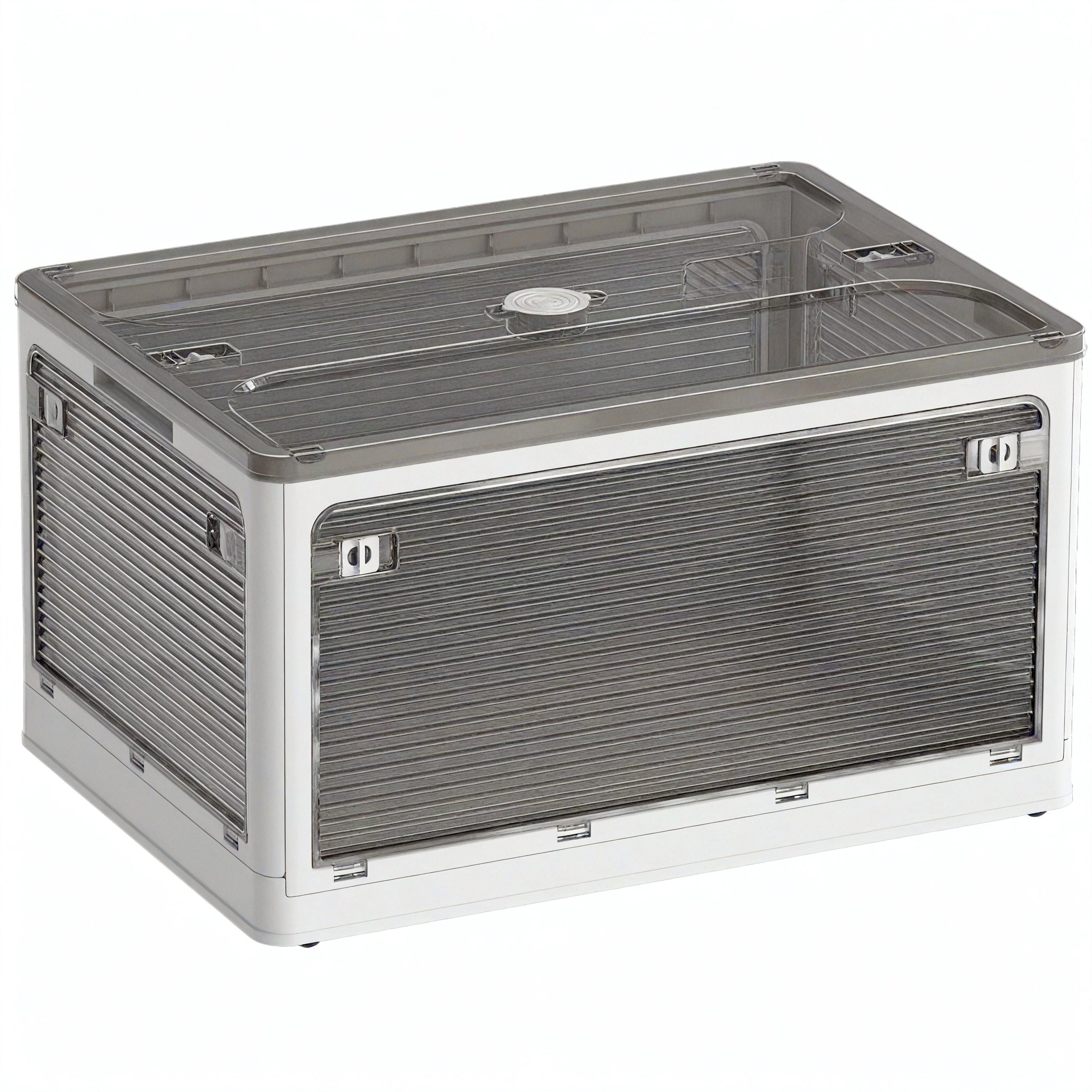FlexiBox: The Foldable Storage Drawer Organizer Aescraft White S(40.5*29*24)