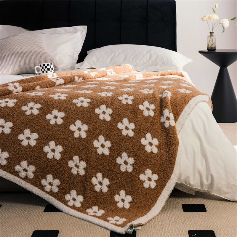 Floral Bliss Throw Blanket Aescraft