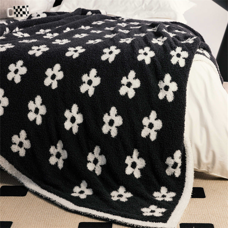 Floral Bliss Throw Blanket Aescraft