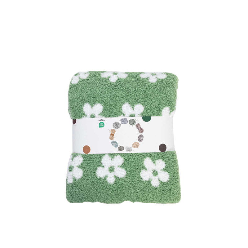 Floral Bliss Throw Blanket Aescraft