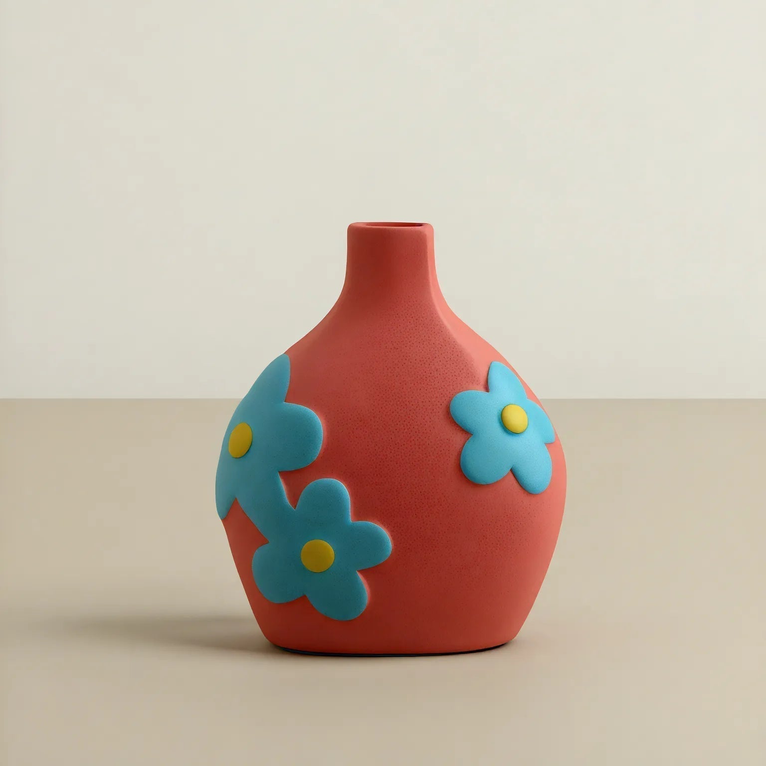 Floral Ceramic Vase Set customized Aescraft Pink