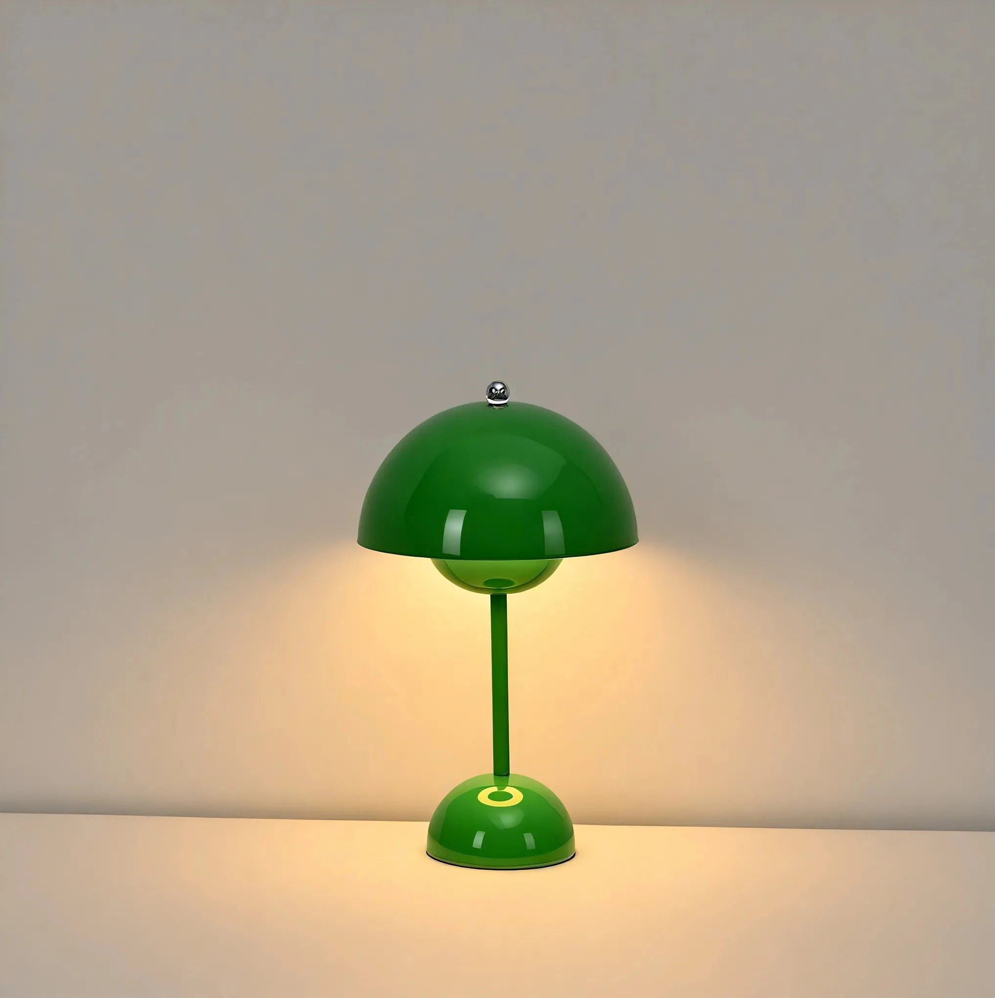 Flowerpot Table Lamp Aescraft Green Rechargable USB Touch Switch