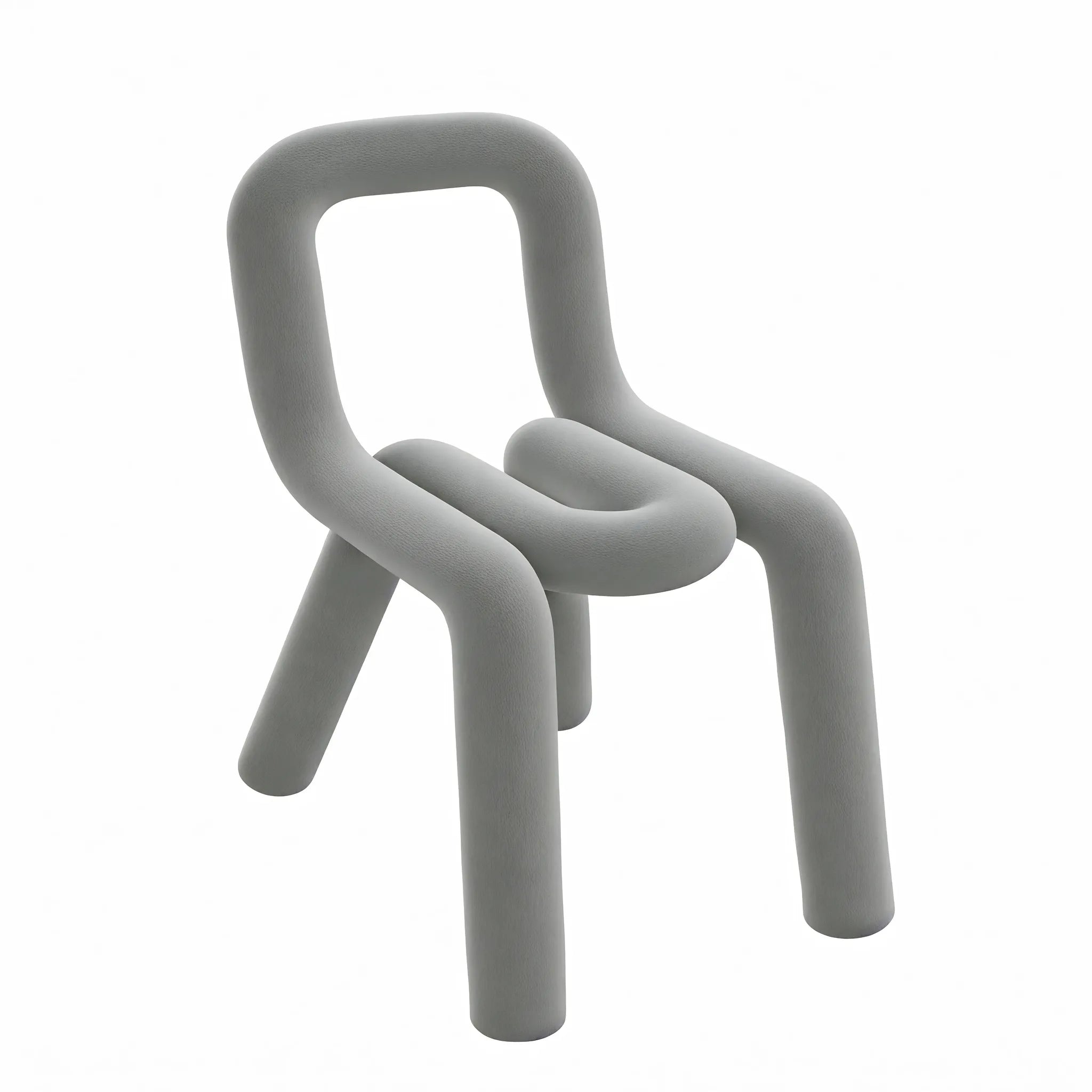 Funky Form: Bouclé Loop Chair Aescraft Gray