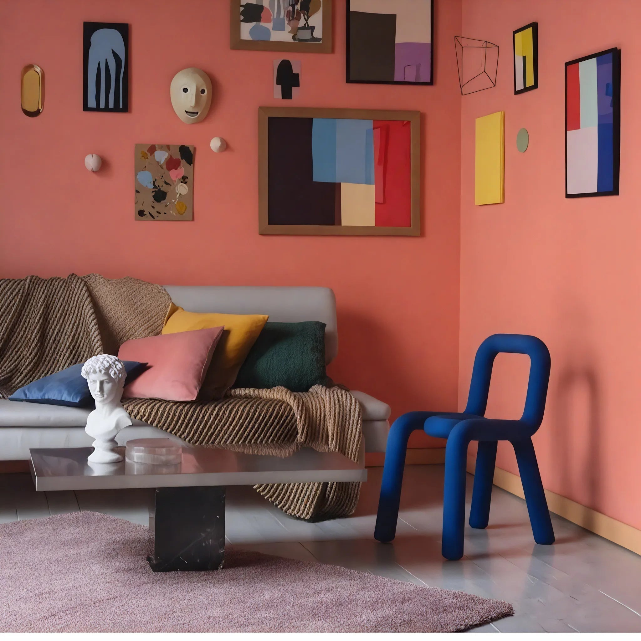 Funky Form: Bouclé Loop Chair Aescraft