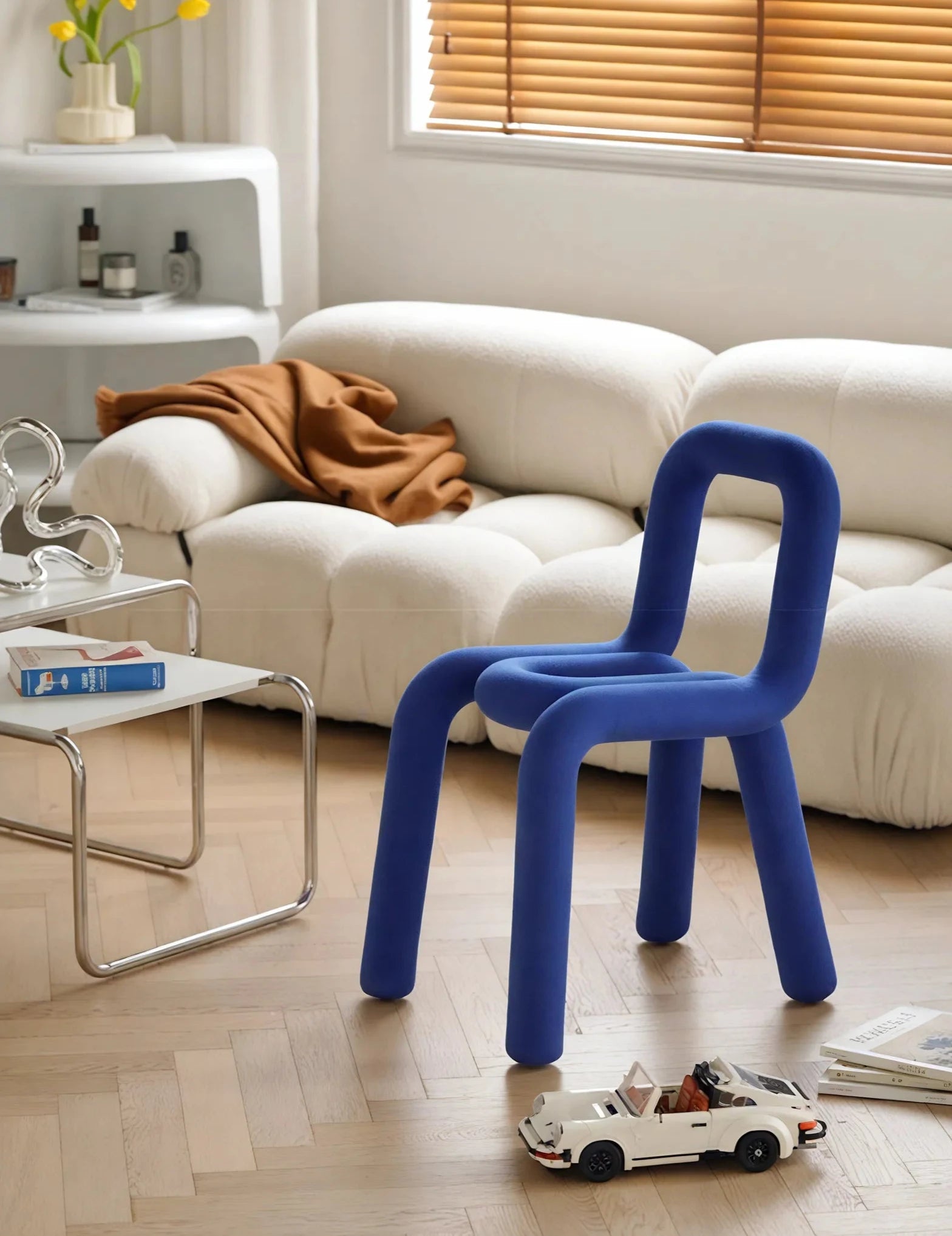 Funky Form: Bouclé Loop Chair Aescraft