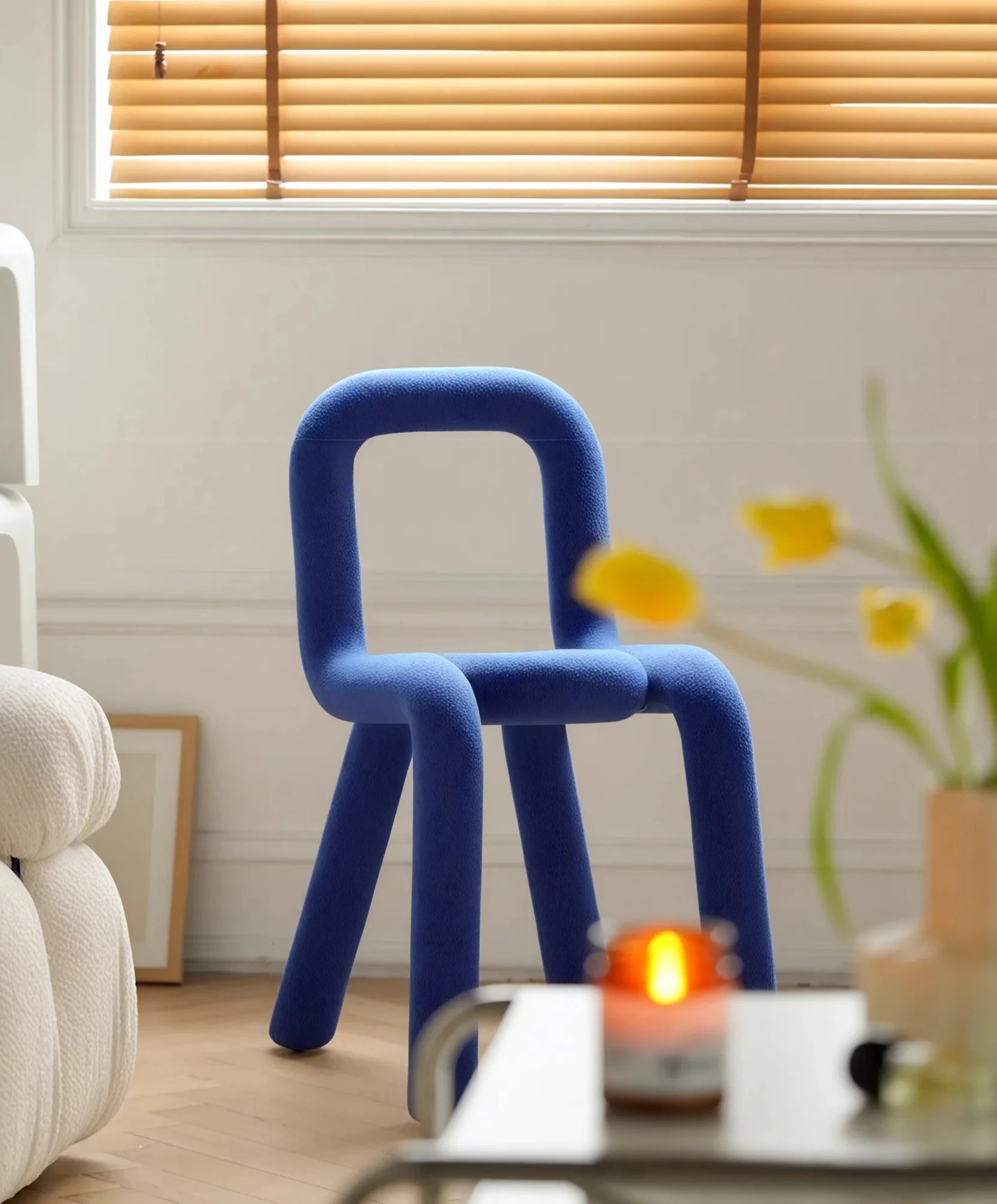 Funky Form: Bouclé Loop Chair Aescraft