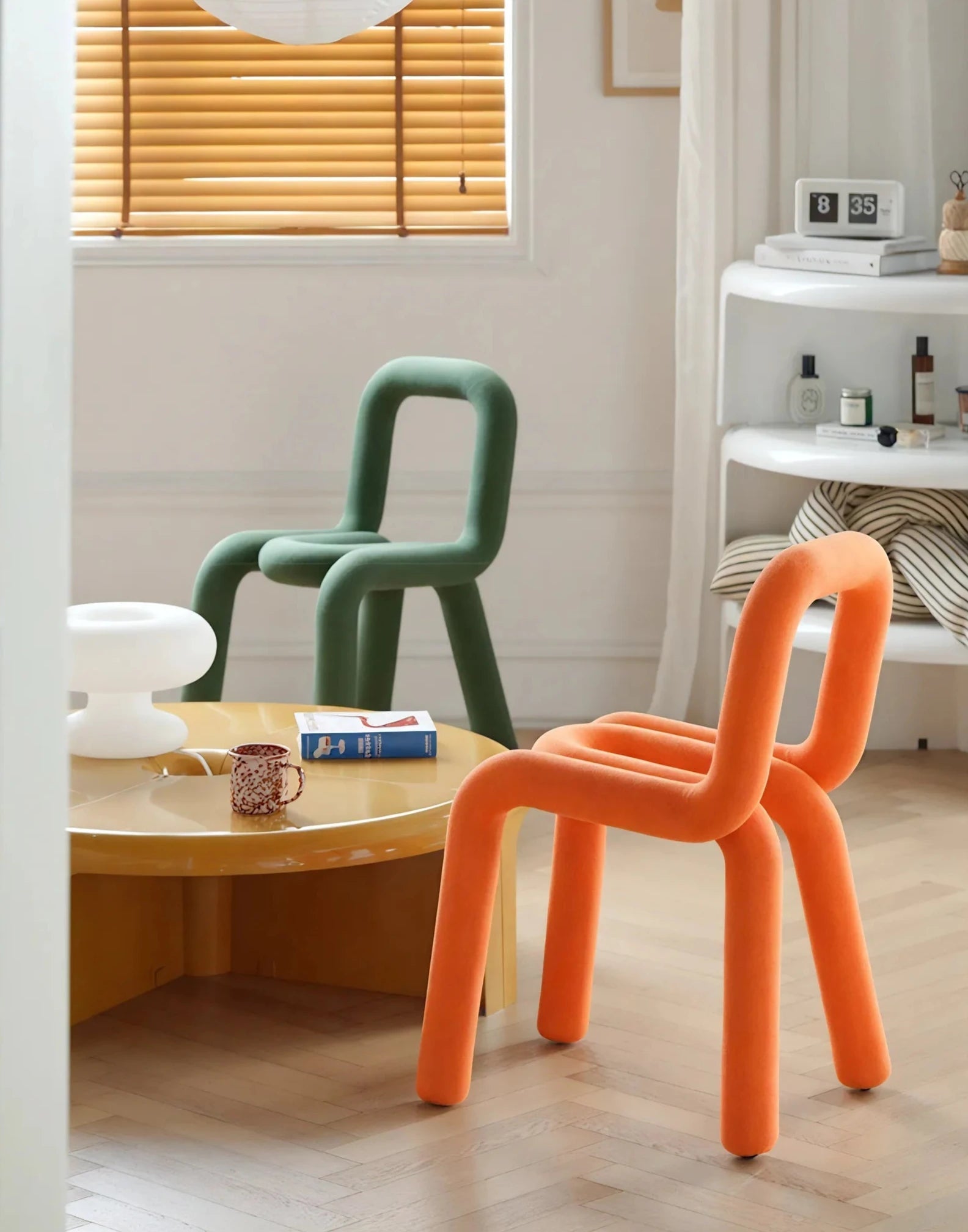 Funky Form: Bouclé Loop Chair Aescraft