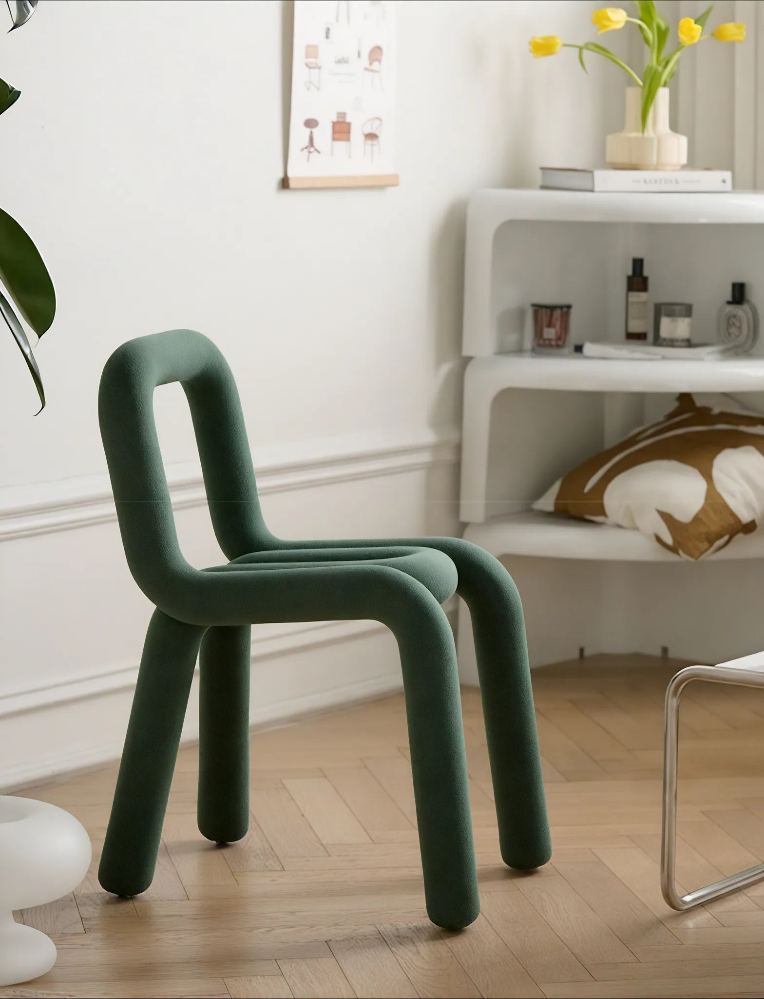 Funky Form: Bouclé Loop Chair Aescraft
