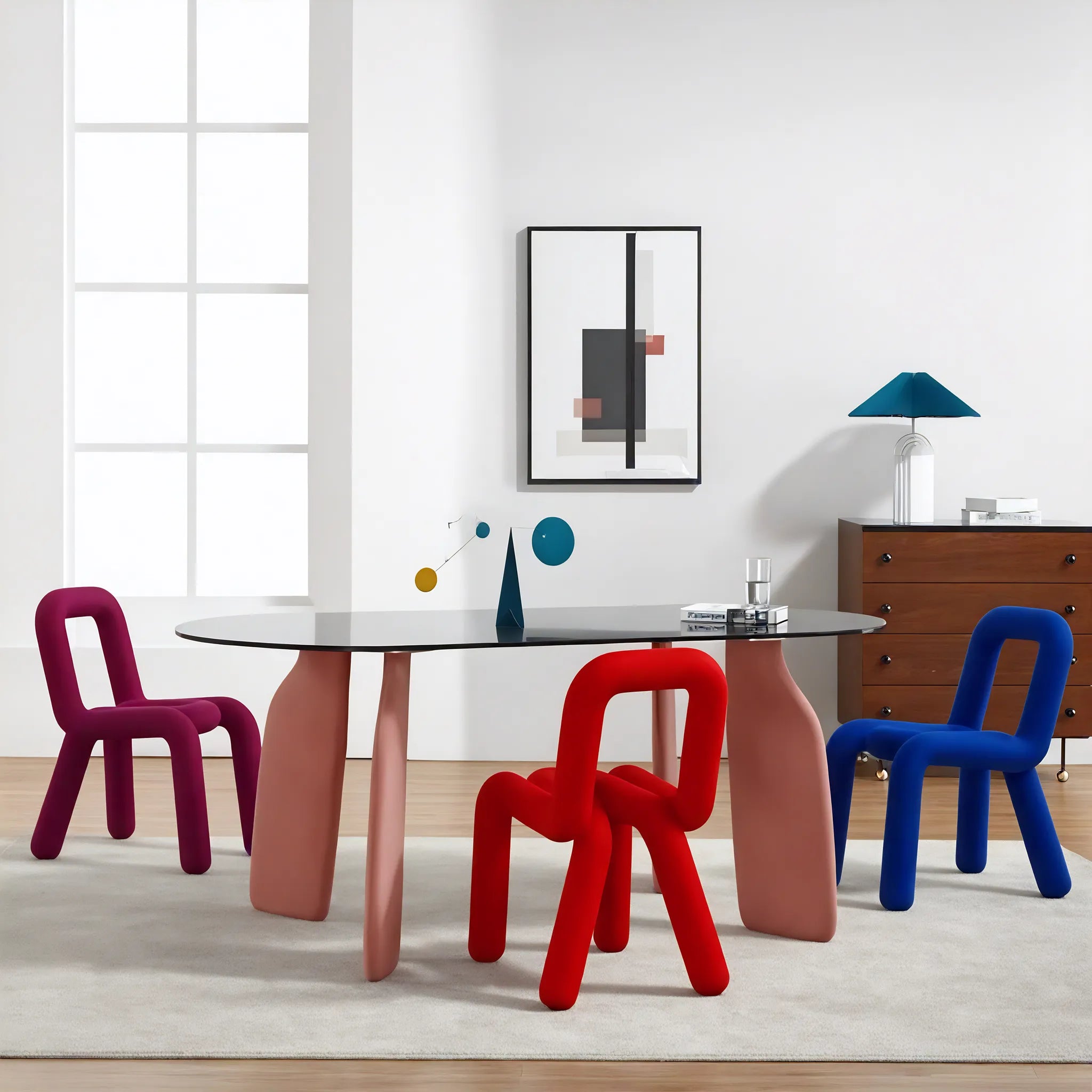 Funky Form: Bouclé Loop Chair Aescraft