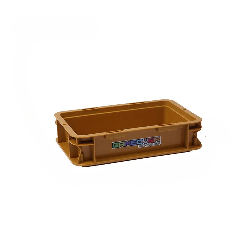 Game On Crate – Retro Stackable Storage Box Aescraft Brown(S)