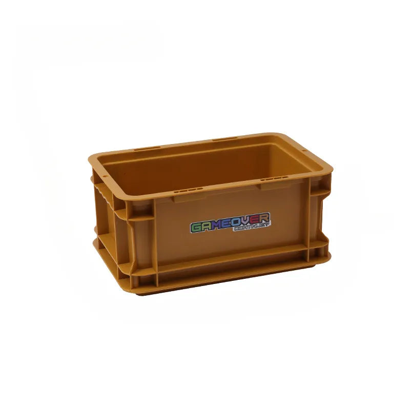 Game On Crate – Retro Stackable Storage Box Aescraft Brown(L)