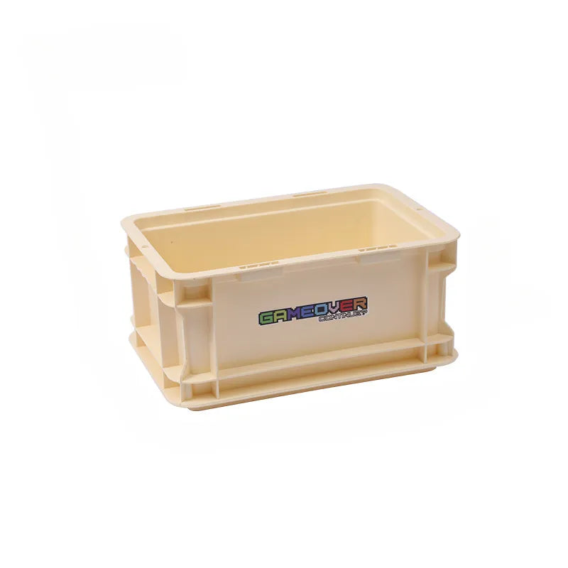 Game On Crate – Retro Stackable Storage Box Aescraft White{L)
