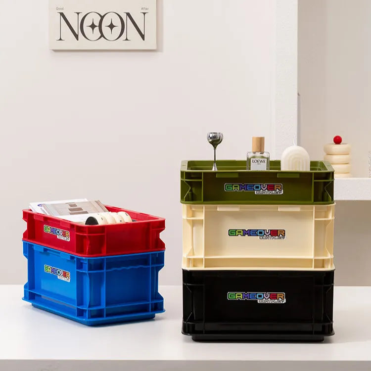 Game On Crate – Retro Stackable Storage Box Aescraft