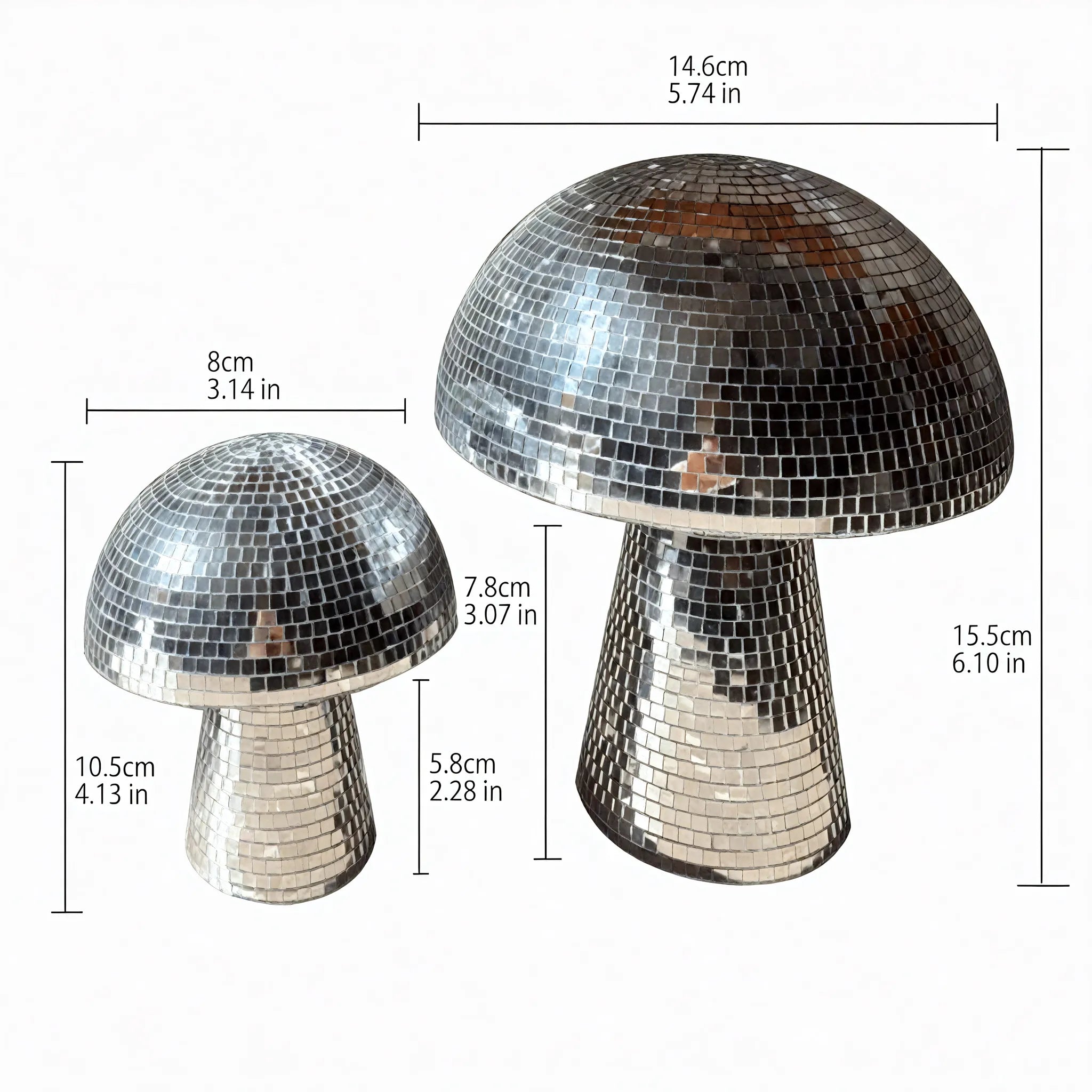 Glam Disco Mushroom customized Aescraft