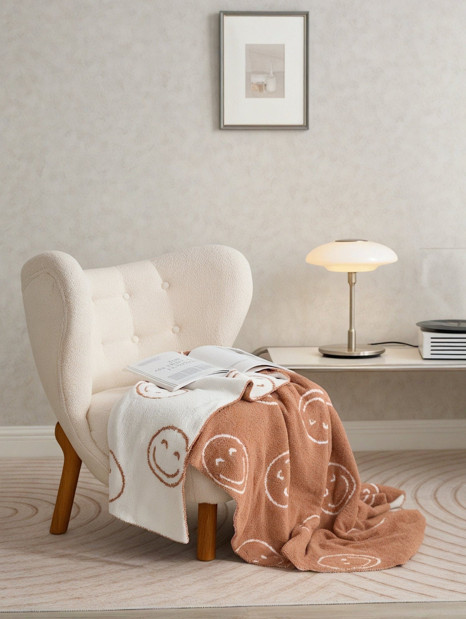 Happy Vibes Cozy Blanket – Your Year-Round Cheer Aescraft